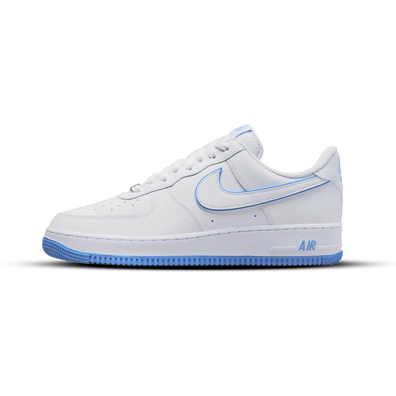 Nike Air Force 1 '07 'White University Blue'- Size 43 (ARCHIVE)