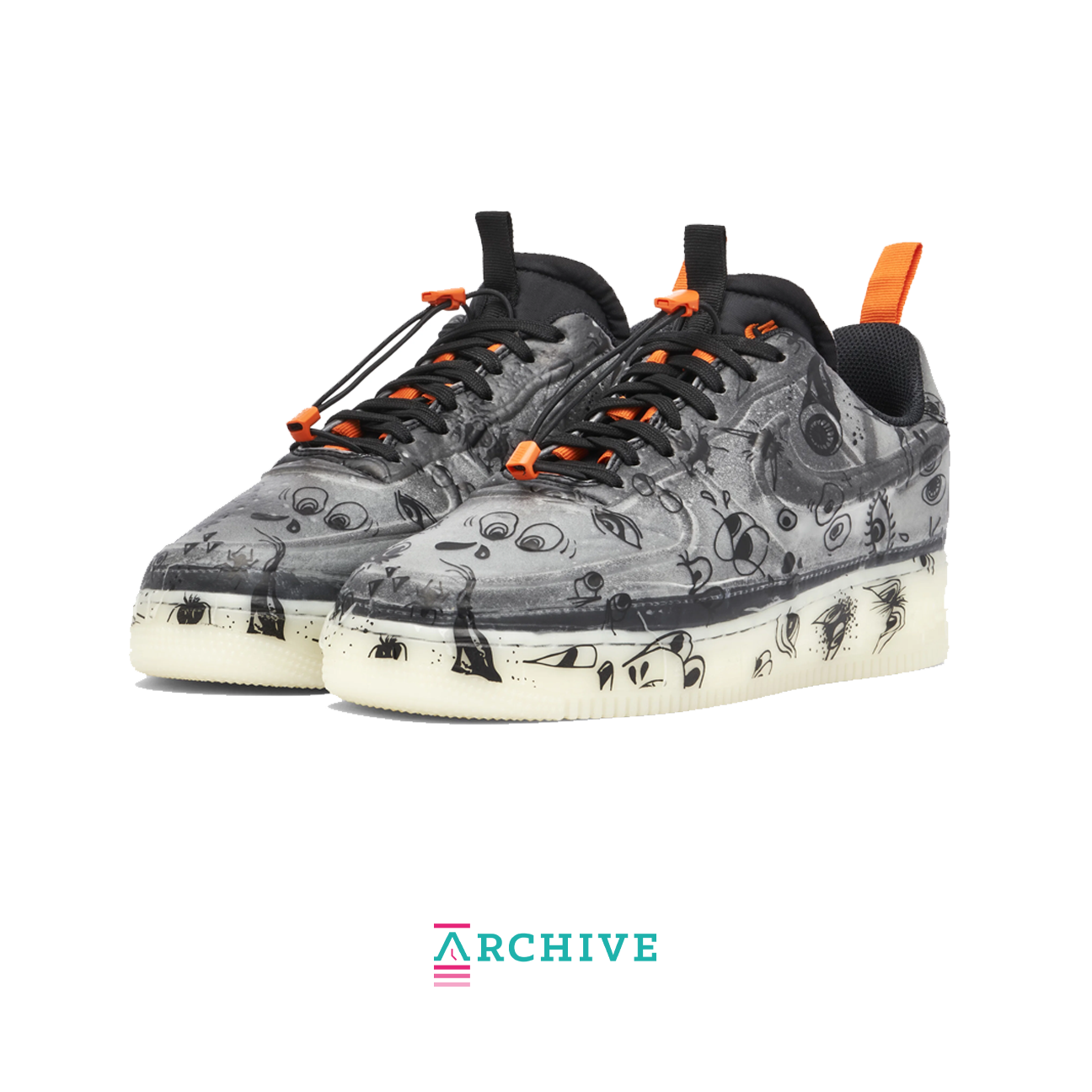 Nike Air Force 1 Low 'Experimental Halloween' - Size 46 (ARCHIVE)
