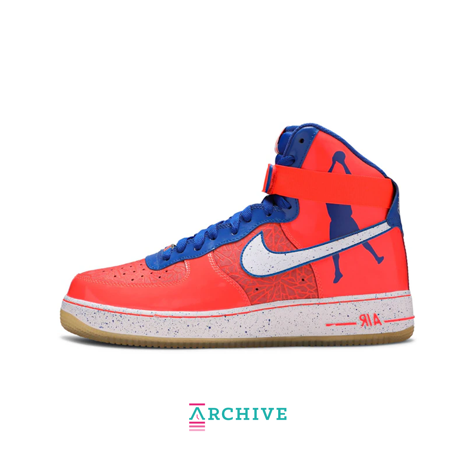 Nike Air Force 1 High 'Rasheed Total Crimson' - Size 45 (ARCHIVE)-9389491388746-The Attic