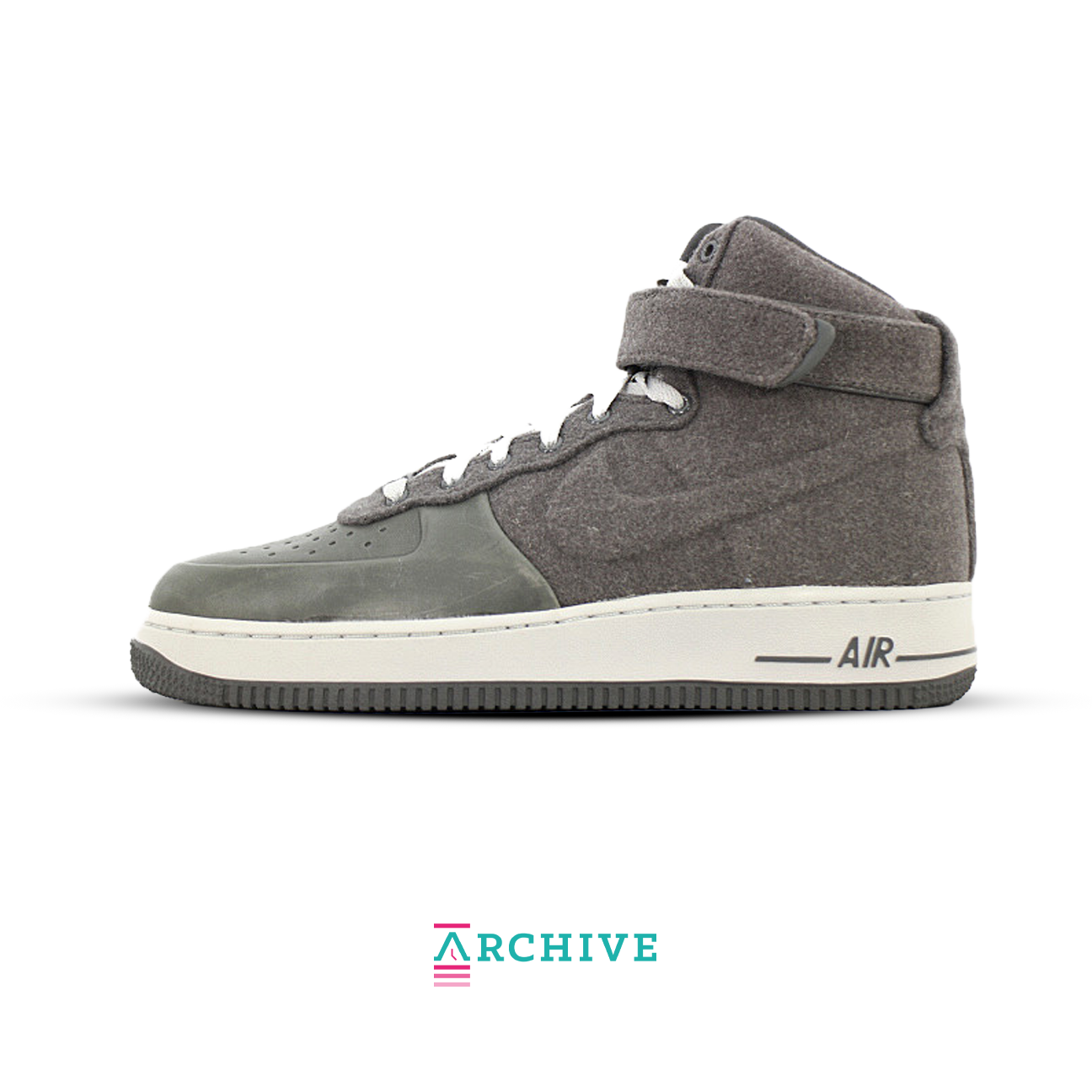 Nike Air Force 1 High VT Midnight Fog Wool' - Size 46 (ARCHIVE)