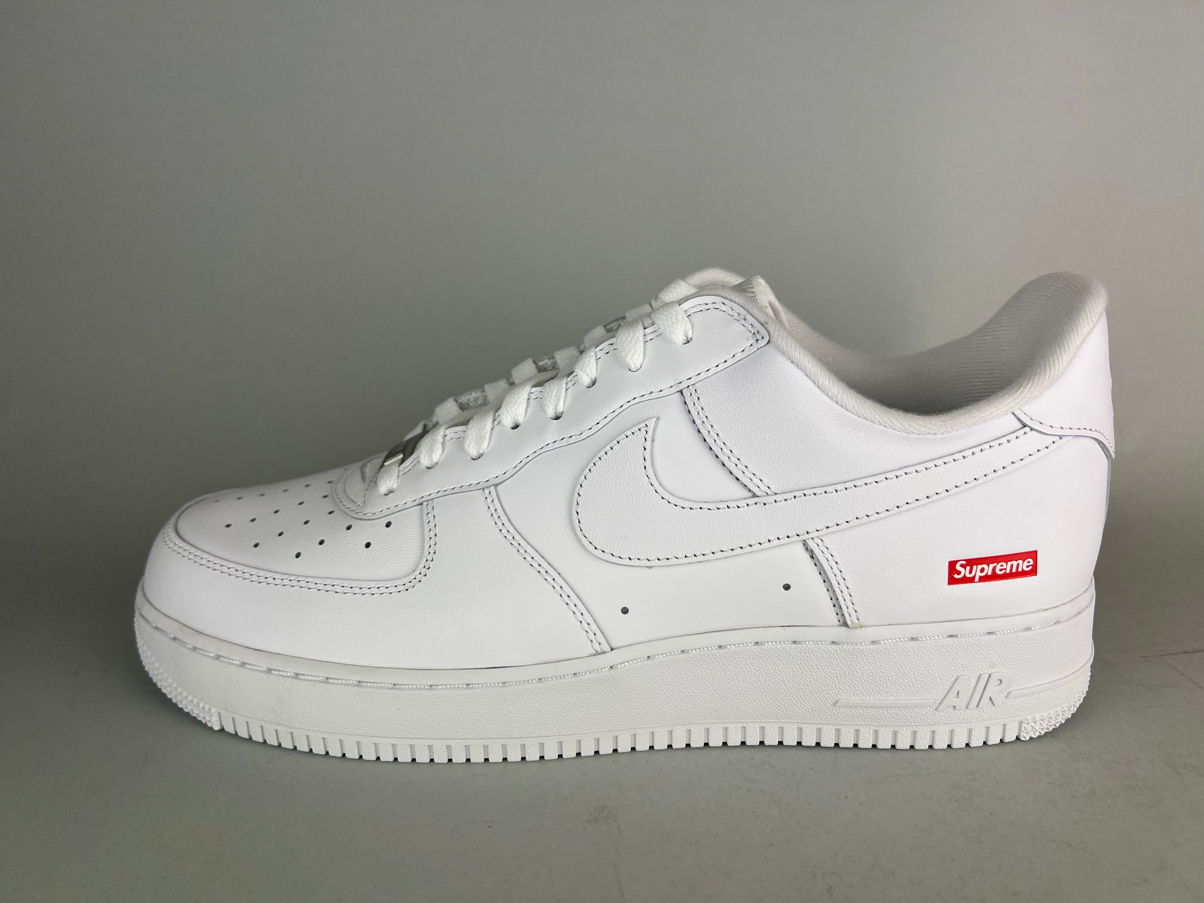 Supreme x Nike Air Force 1 Low 'White' - Size 36.5 (ARCHIVE)