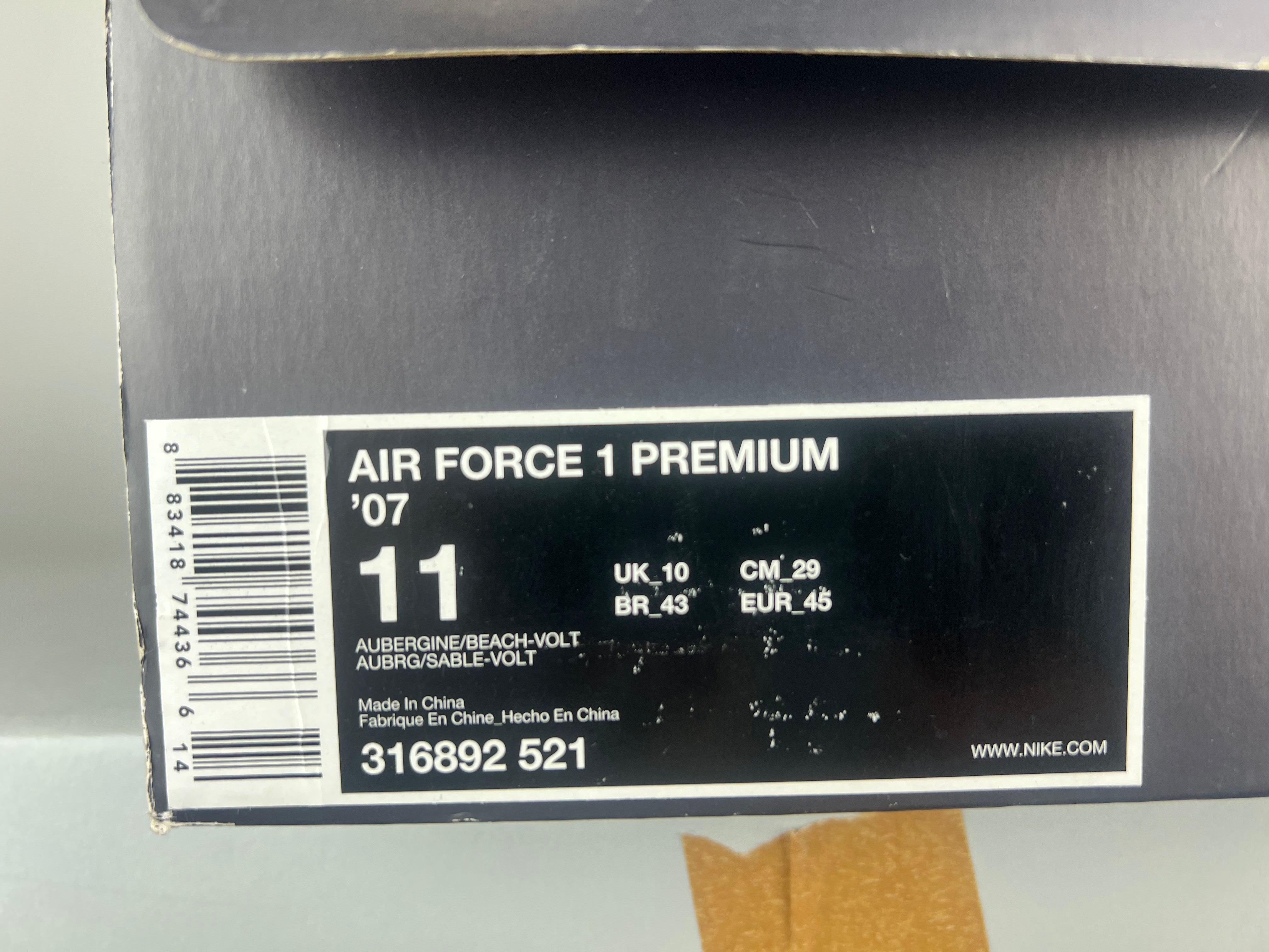Nike Air Force 1 Premium '07 'Bobbito' - Size 45 (ARCHIVE)