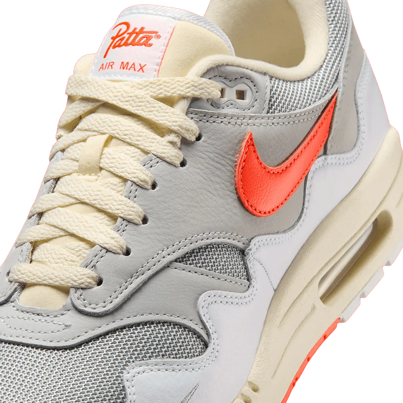 Nike Air Max 1 Patta Waves 'White Hyper Crimson'