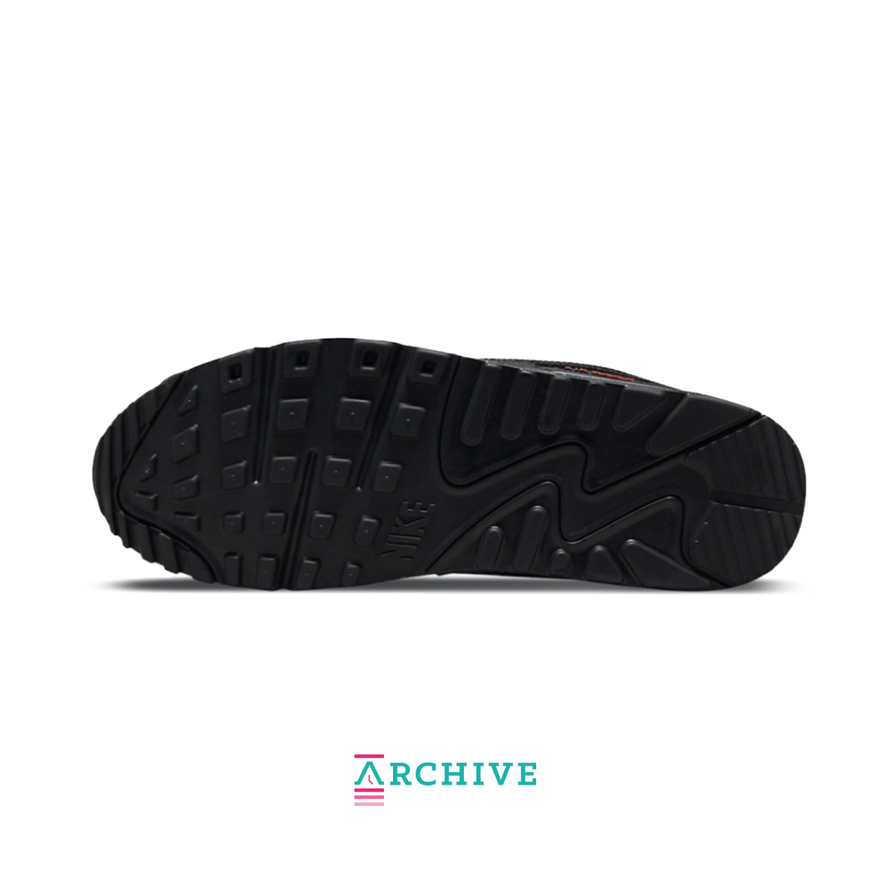 Nike Air Max 90 'Sort/Sports Rød' - Størrelse 46 (ARKIV)