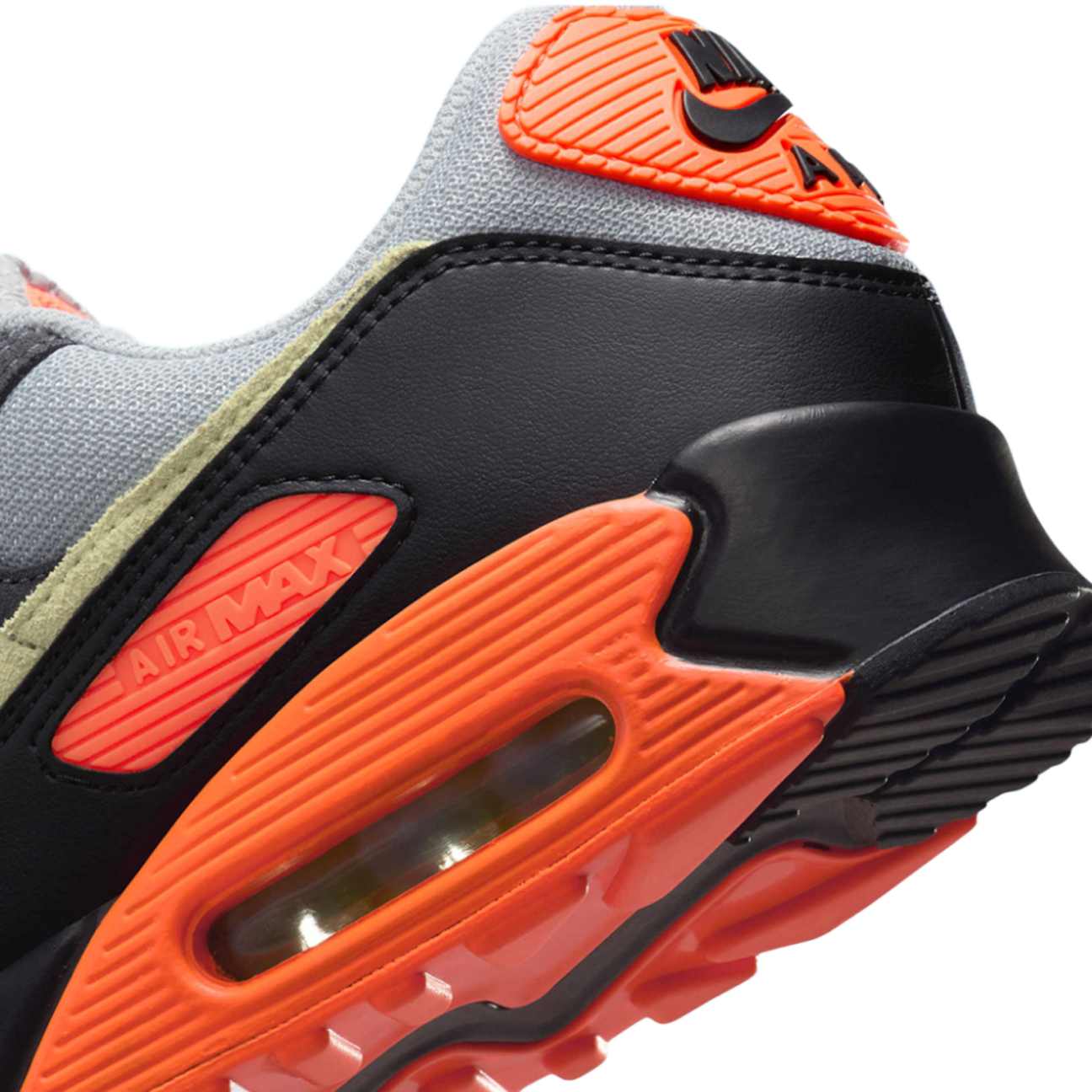 Nike Air Max 90 'Light Smoke Grey Hyper Crimson Limelight'