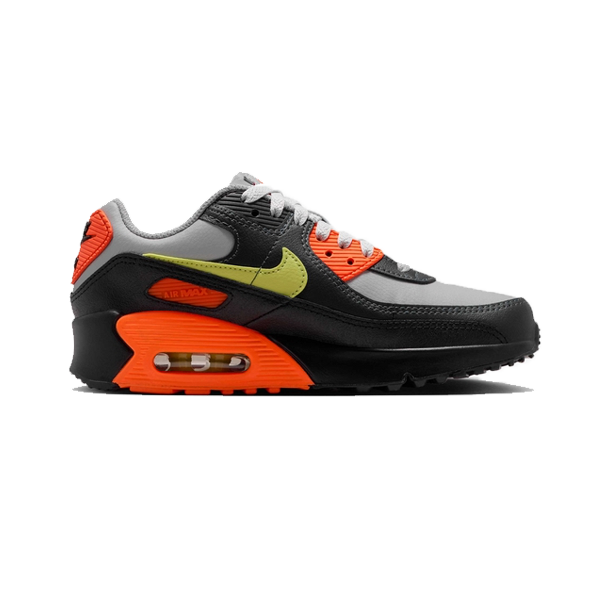 Nike Air Max 90 LTR 'Smoke Grey Hyper Crimson' (GS)