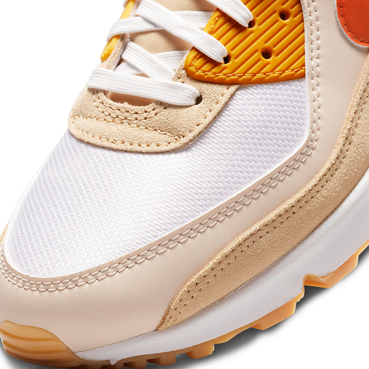 Nike Air Max 90 M Frank Rudy sneaker with white mesh and leather upper classic Air Max cushioning available at The Attic