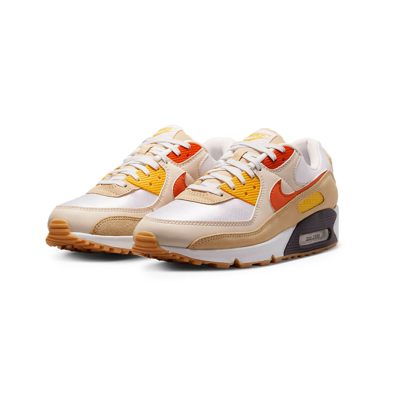 Nike Air Max 90 M Frank Rudy sneaker with white mesh and leather upper classic Air Max cushioning available at The Attic