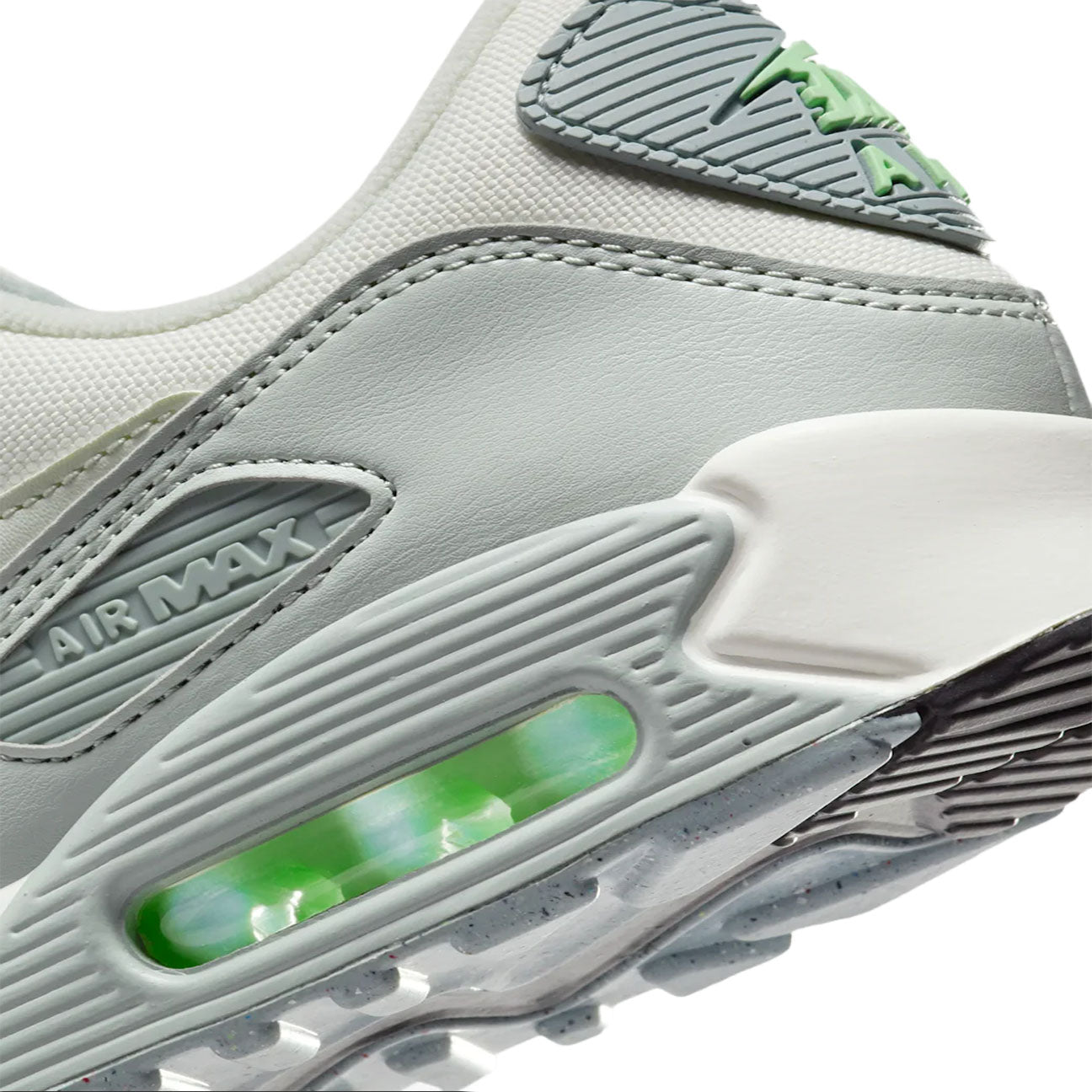 Nike Air Max 90 SE Molten Metal womens sneaker with leather upper metallic details and visible Air cushioning
