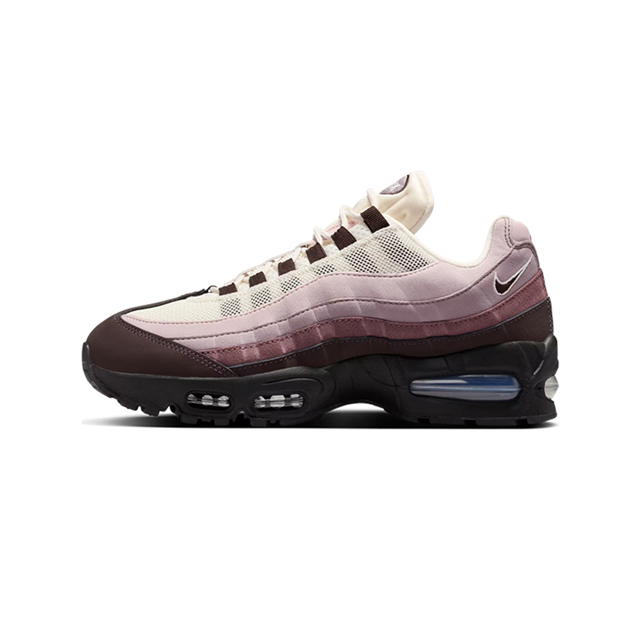 Nike Air Max 95 OG Big Bubble 'Tattoo Velvet Brown' sneaker side view