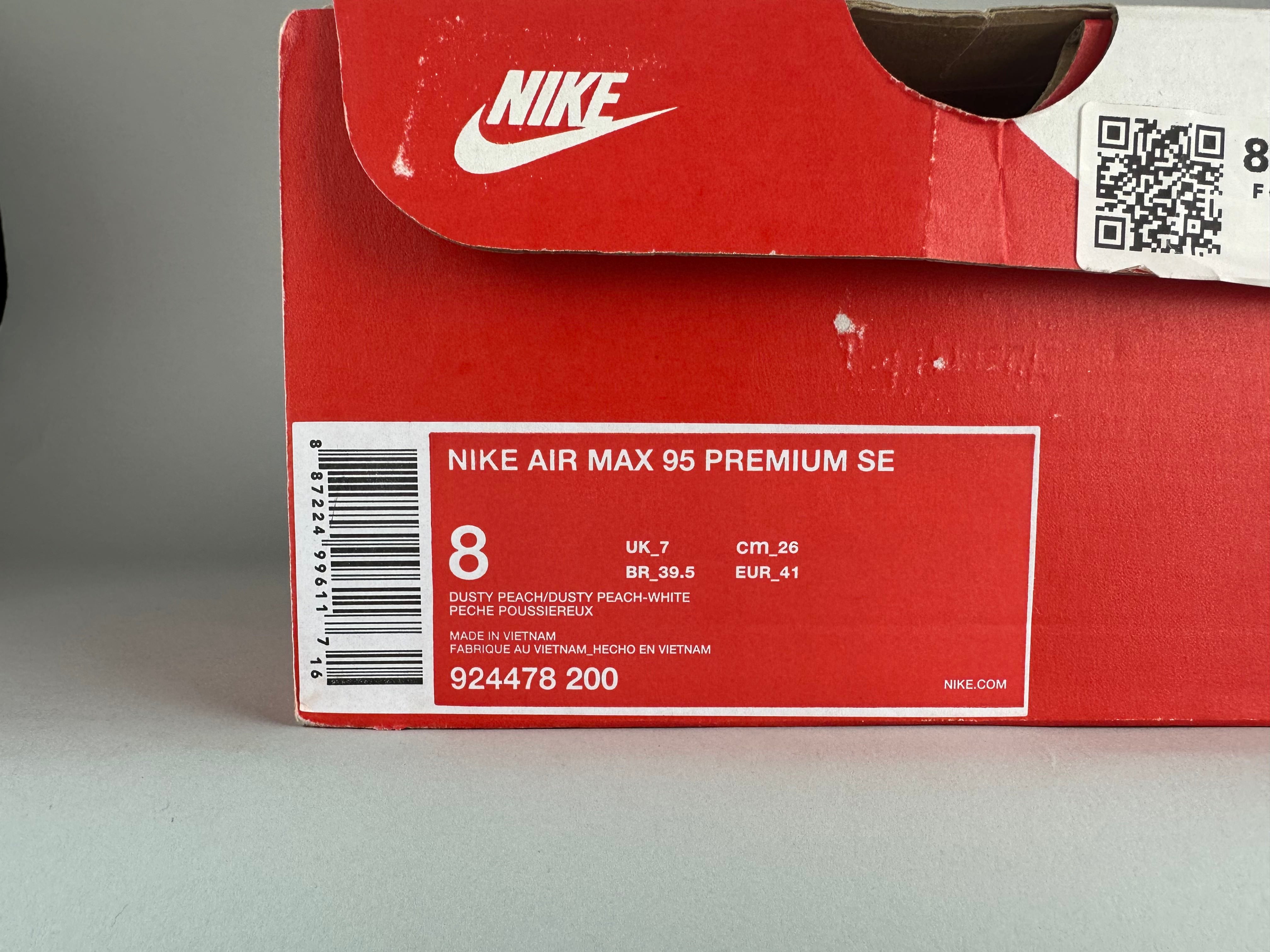 Nike Air Max 95 Premium SE 'Dusty Peach' - Size 41 (ARCHIVE)