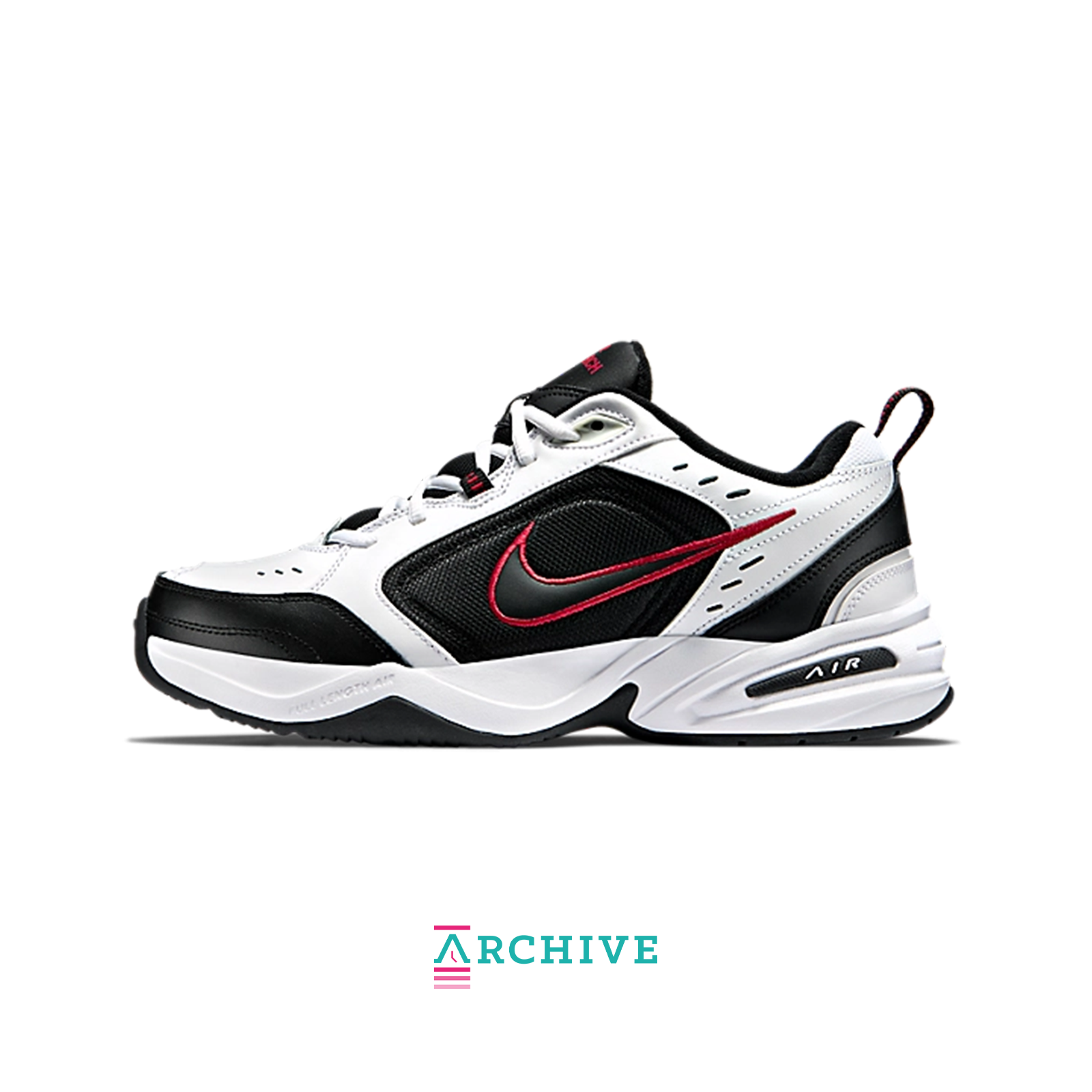 Nike Air Monarch IV 4E 'Wide White Red' - 42 (ARCHIVE)-8771950674250-The Attic