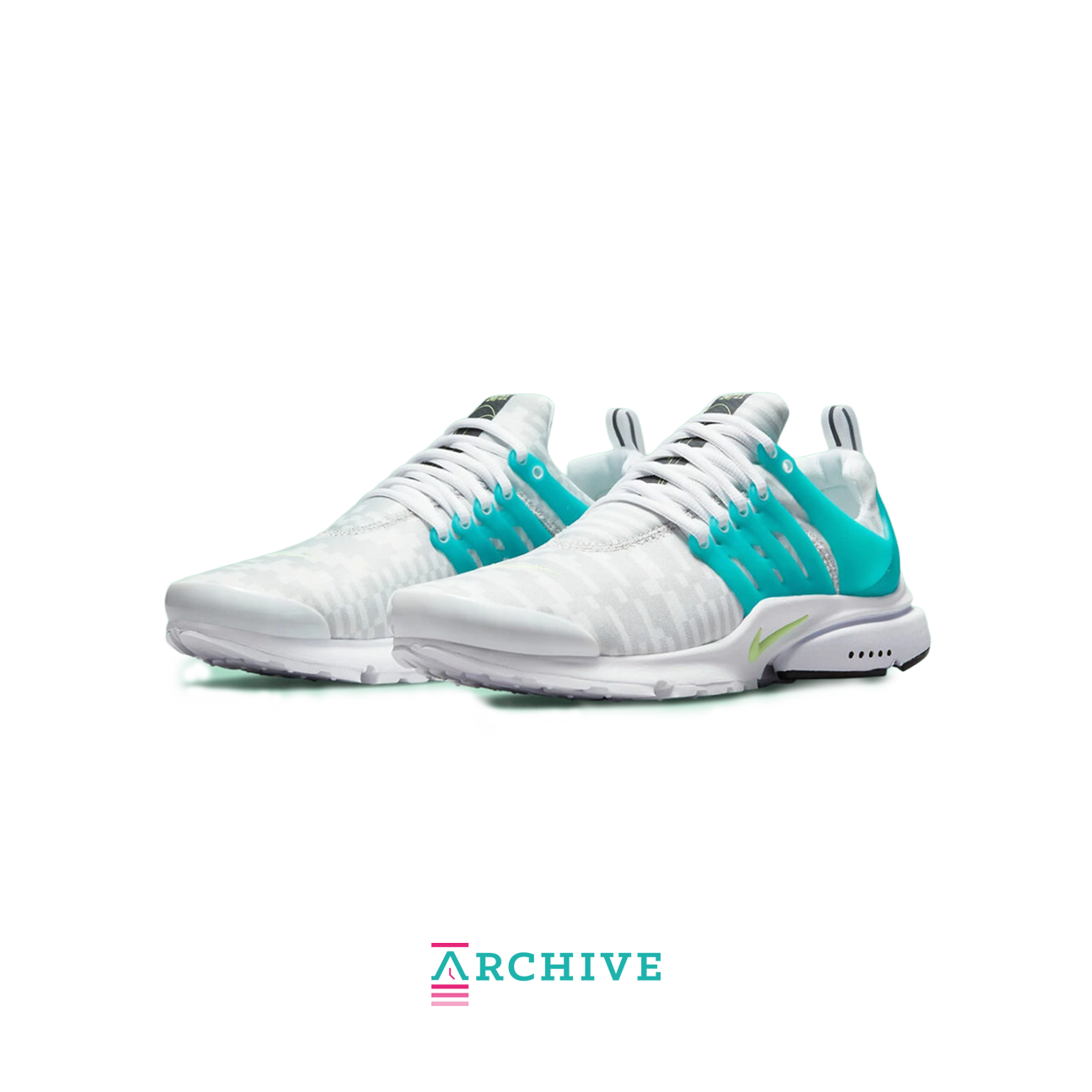 Nike Air Presto Lime Glow sneaker with lightweight mesh upper and glowing line details on the midsole