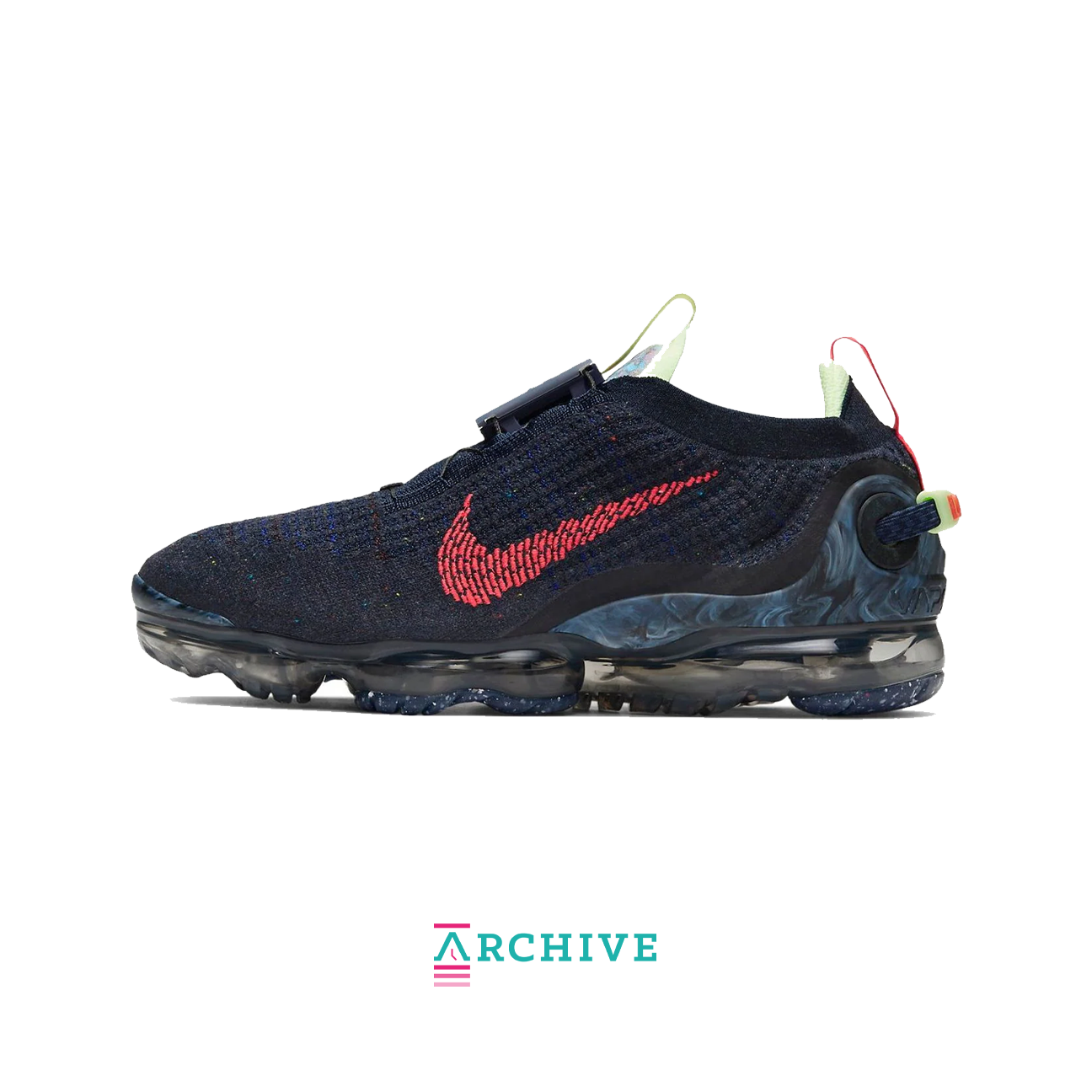 Nike Air VaporMax 2020 Flyknit 'Obsidian Siren Red' - Size 44 (ARCHIVE)