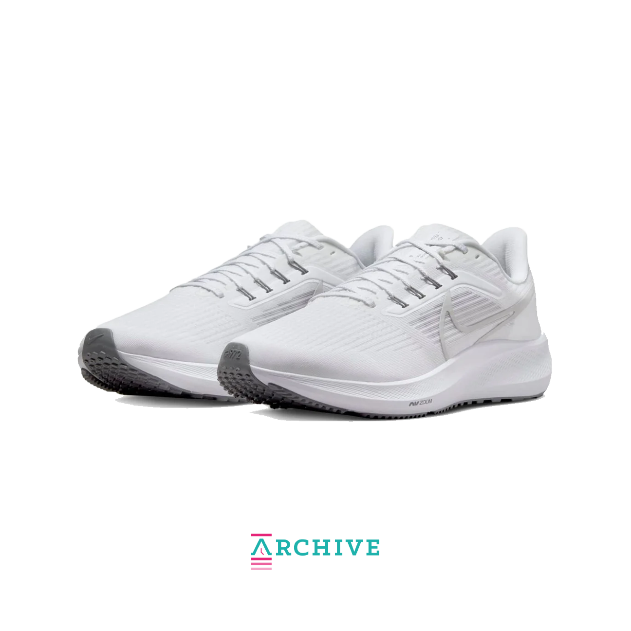 Nike Air Zoom Pegasus 39 'White Grey Fog' - Size 40 (ARCHIVE)