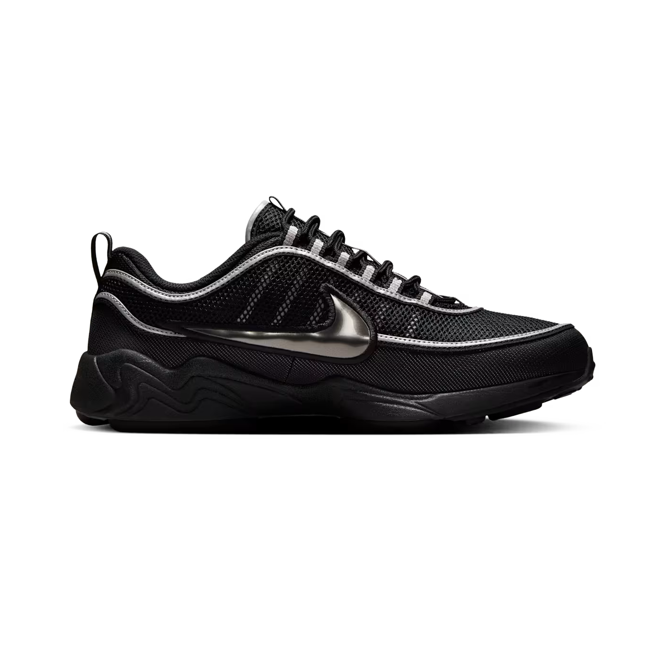 Nike Air Zoom Spiridon 'Black Metallic Silver'