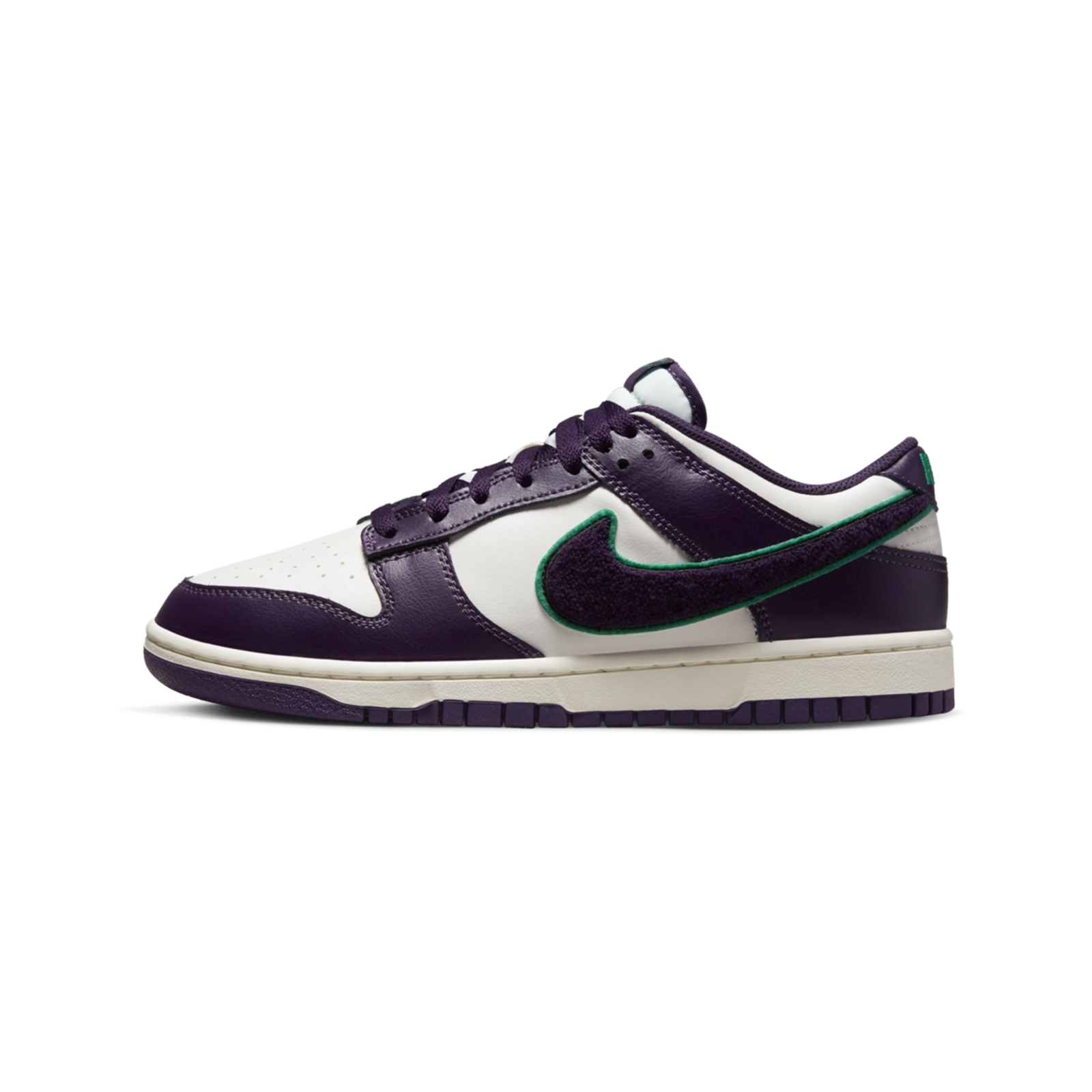 Nike Dunk Low 'Chenille Swoosh Sail Grand Purple'