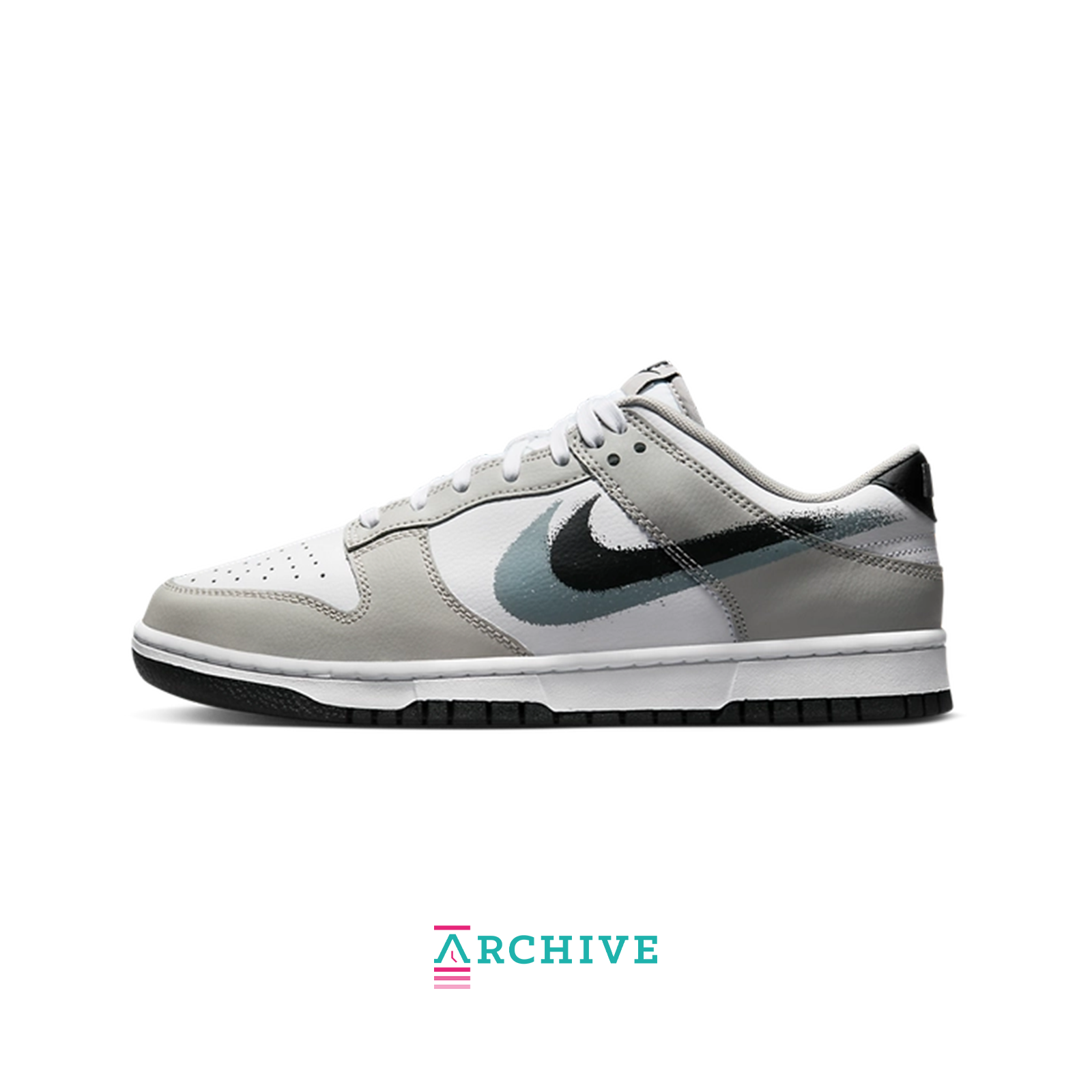Nike Dunk Low Stencil Swoosh - Size 47.5 (ARCHIVE)-9447033798986-The Attic