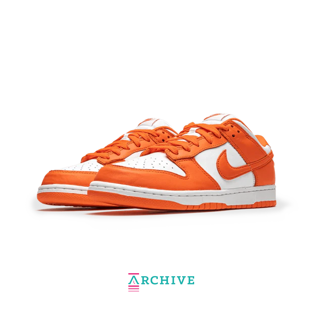 Nike Dunk Low SP Syracuse – Iconic Orange and White Basketball Sneakers, Retro Leather Lifestyle Shoes, Classic Streetwear Trainers