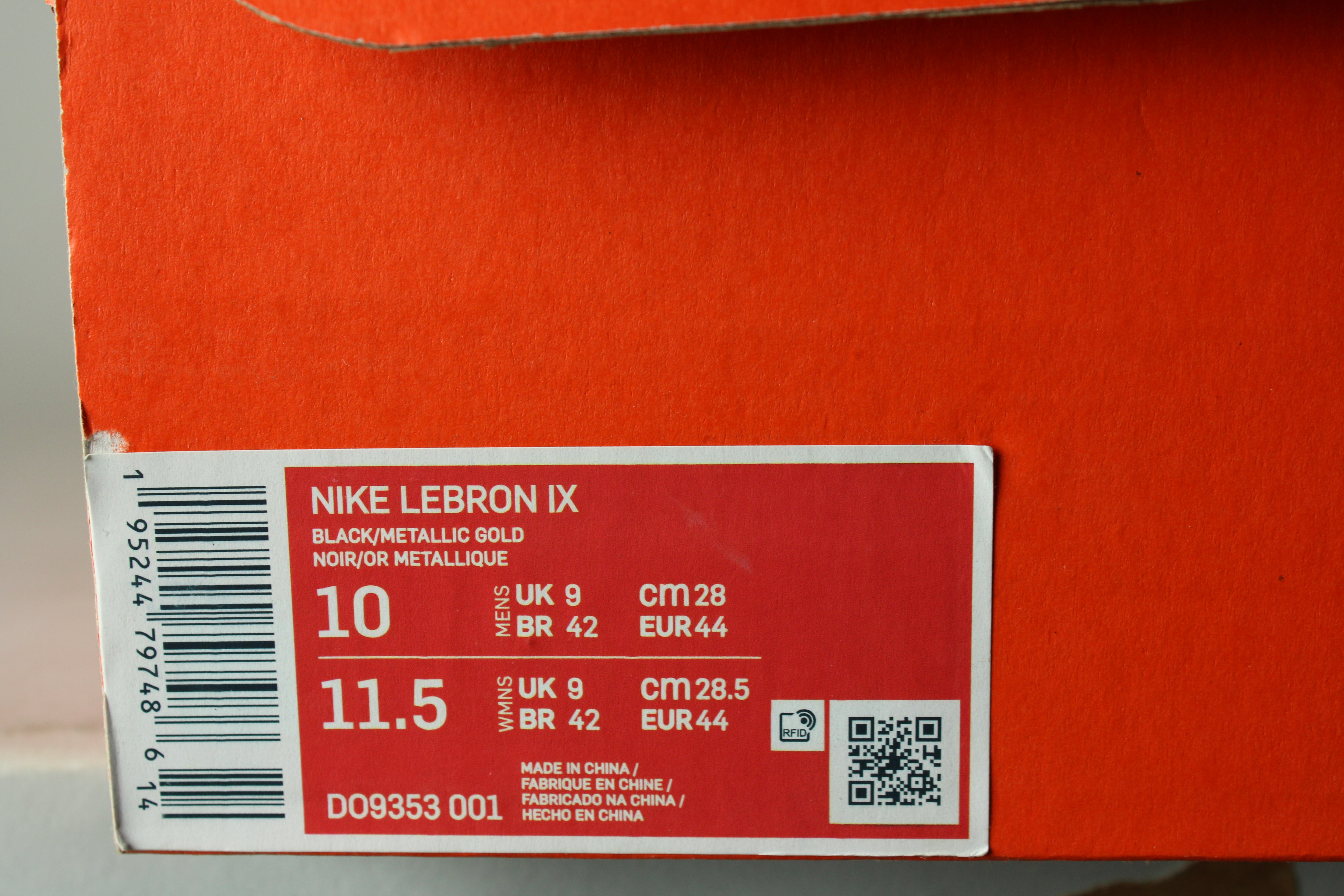 Nike LeBron 9 'Watch The Throne' (2022) - Size 44 (ARCHIVE)