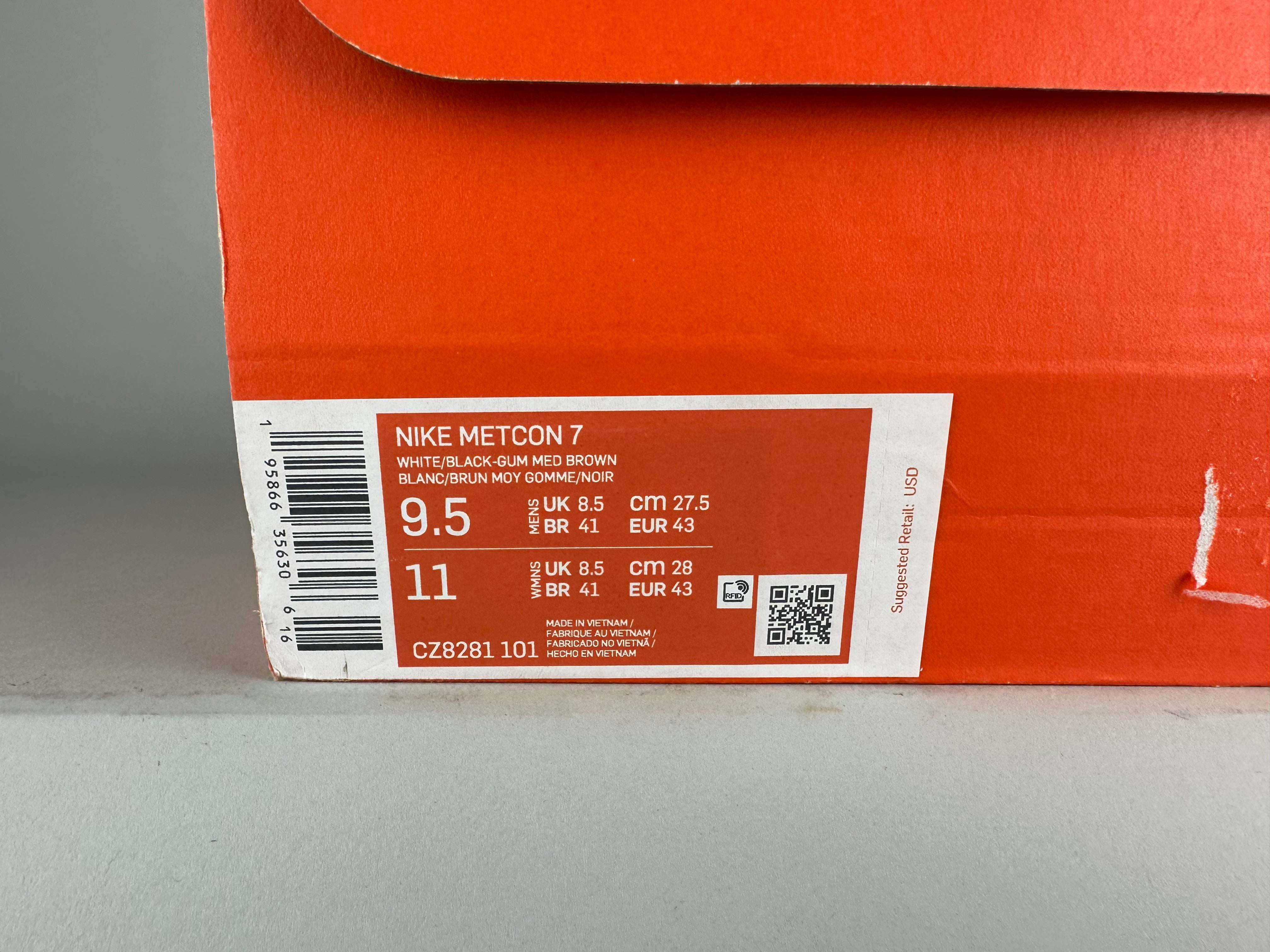 Nike Metcon 7 'White Particle Grey Gum'- Size 43 (ARCHIVE)