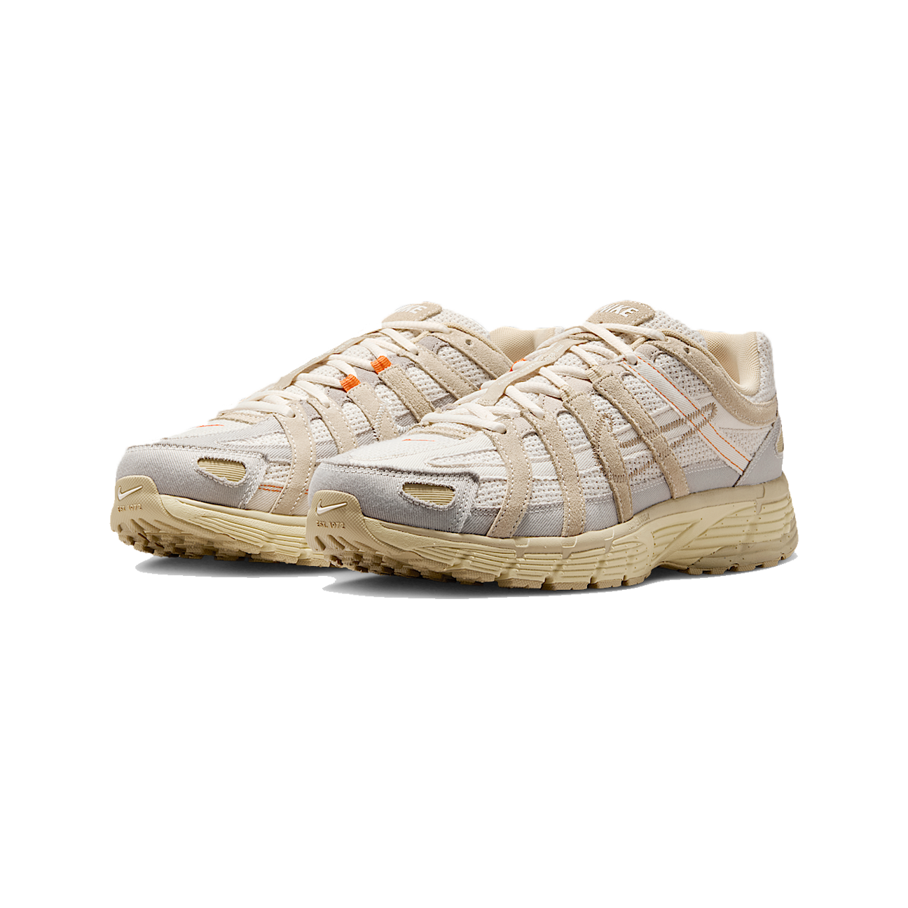 Nike P-6000 'College Grey Khaki Safety Orange'