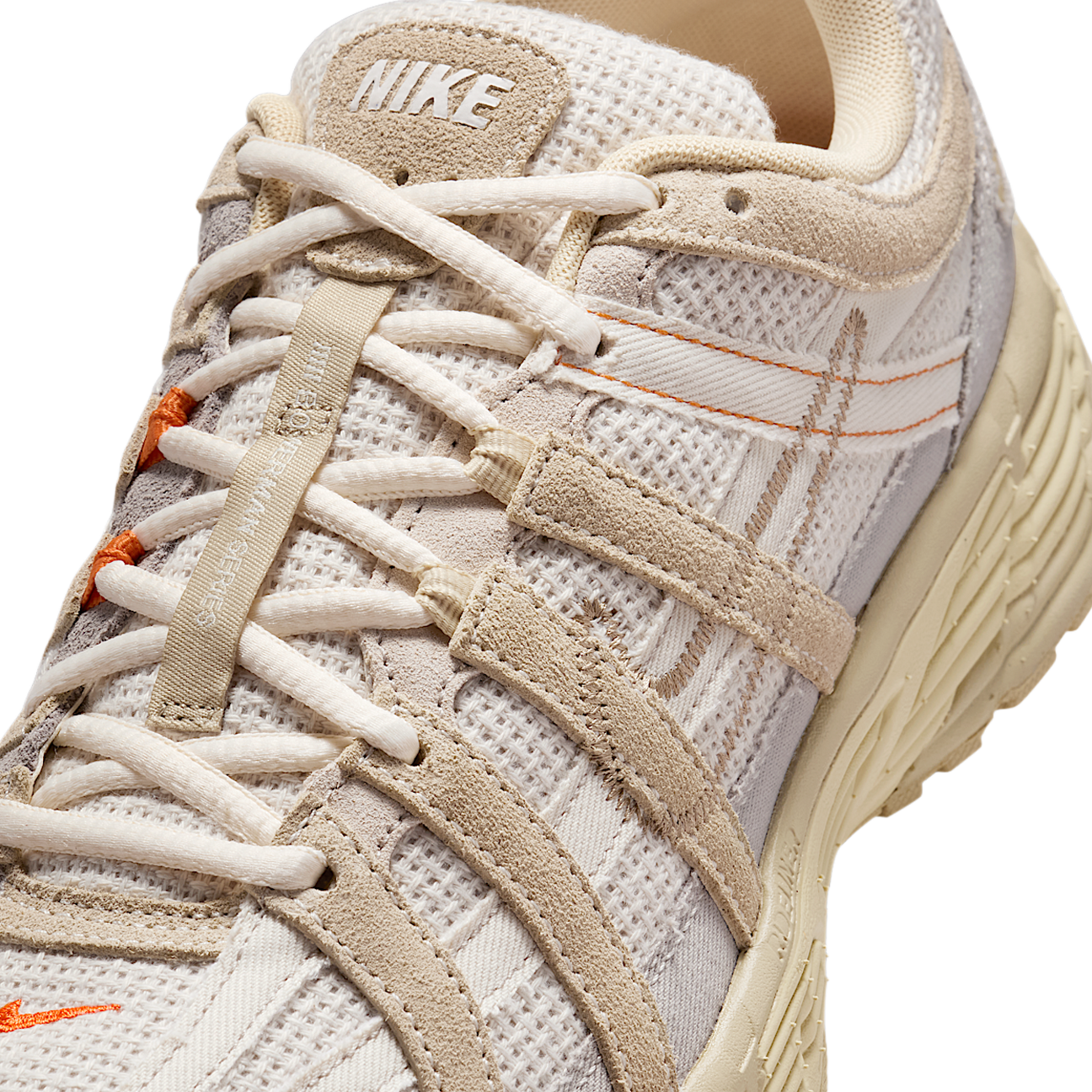 Nike P-6000 'College Grey Khaki Safety Orange'