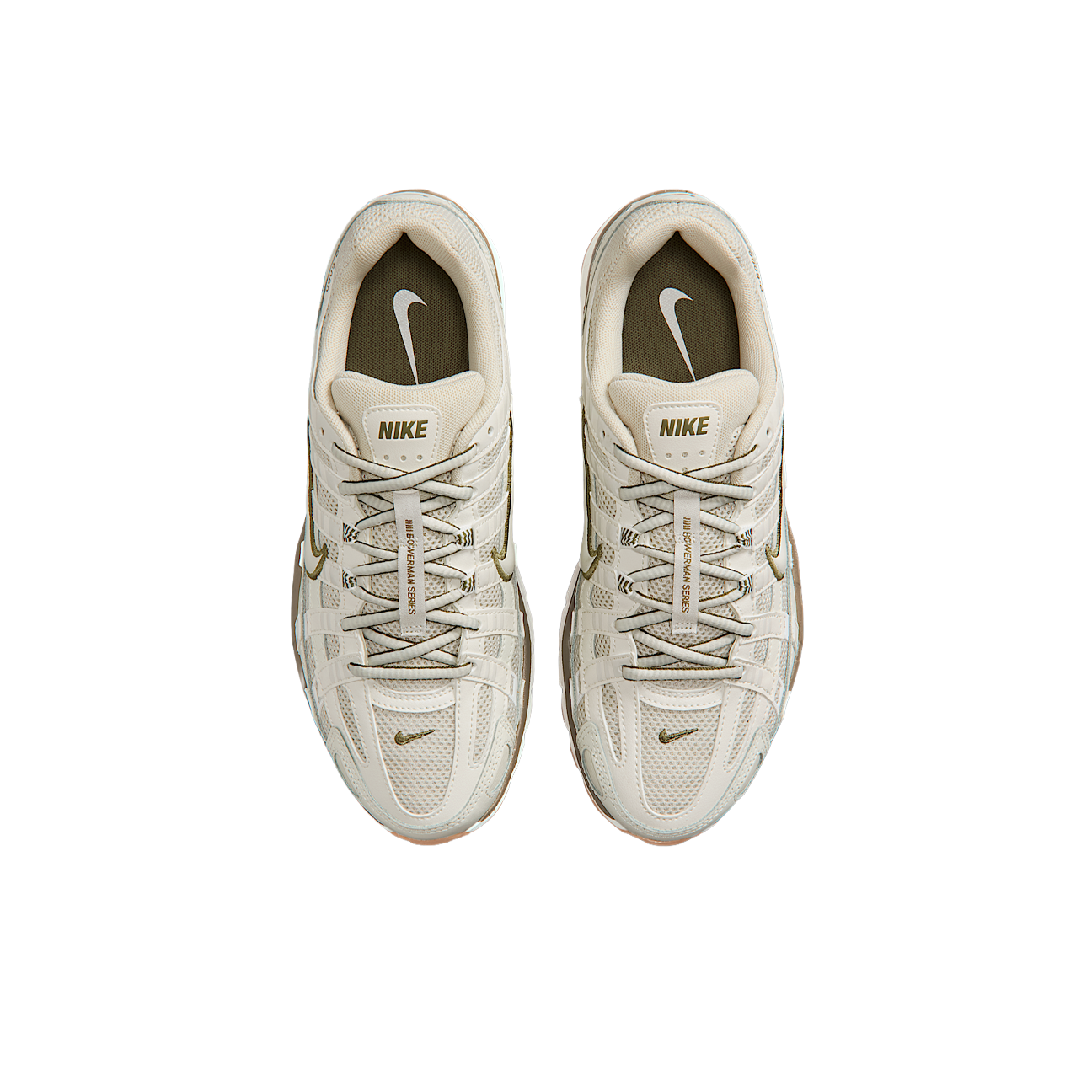 Nike P-6000 Hueso Claro Oliva Media Goma