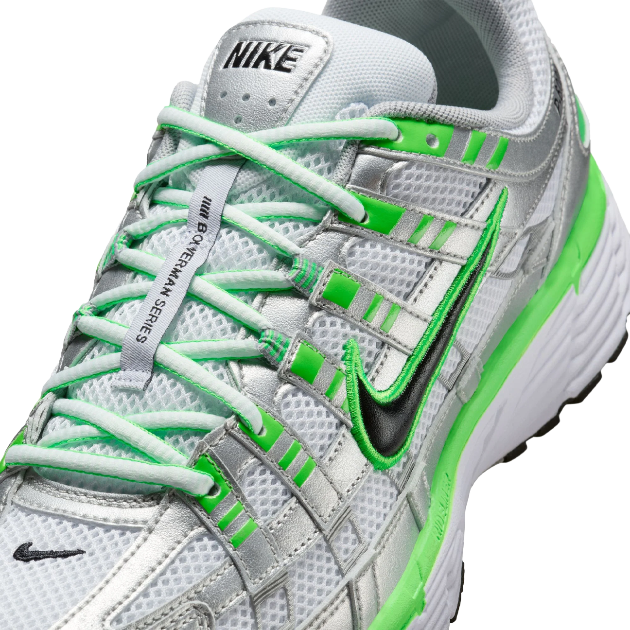 Nike P-6000 SE 'Metallic Silver Green Strike'