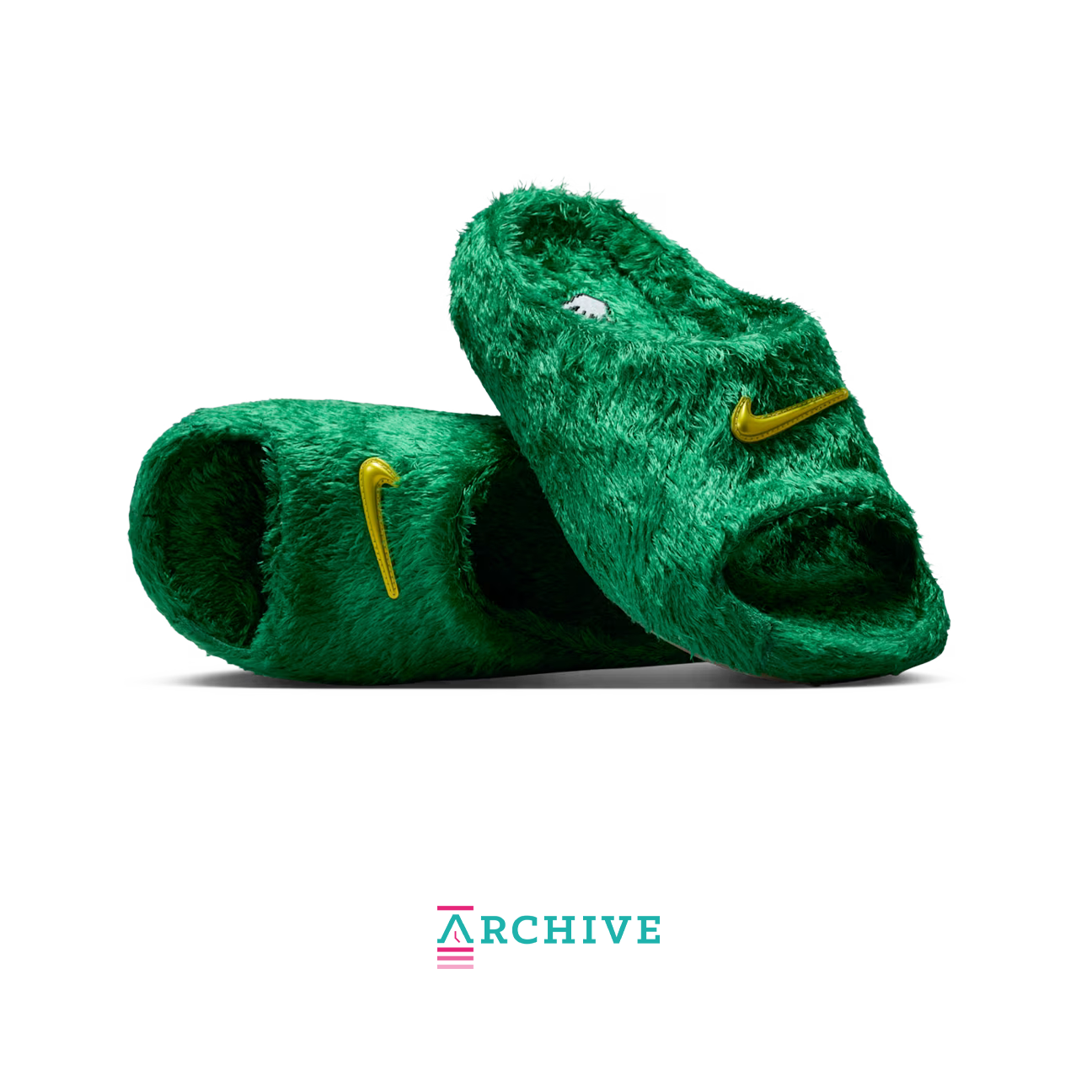Nike .SWOOSH ReactX Rejuven8 Slide 'Touch Grass - Kelly Green' - Size 42.5 (ARCHIVE)