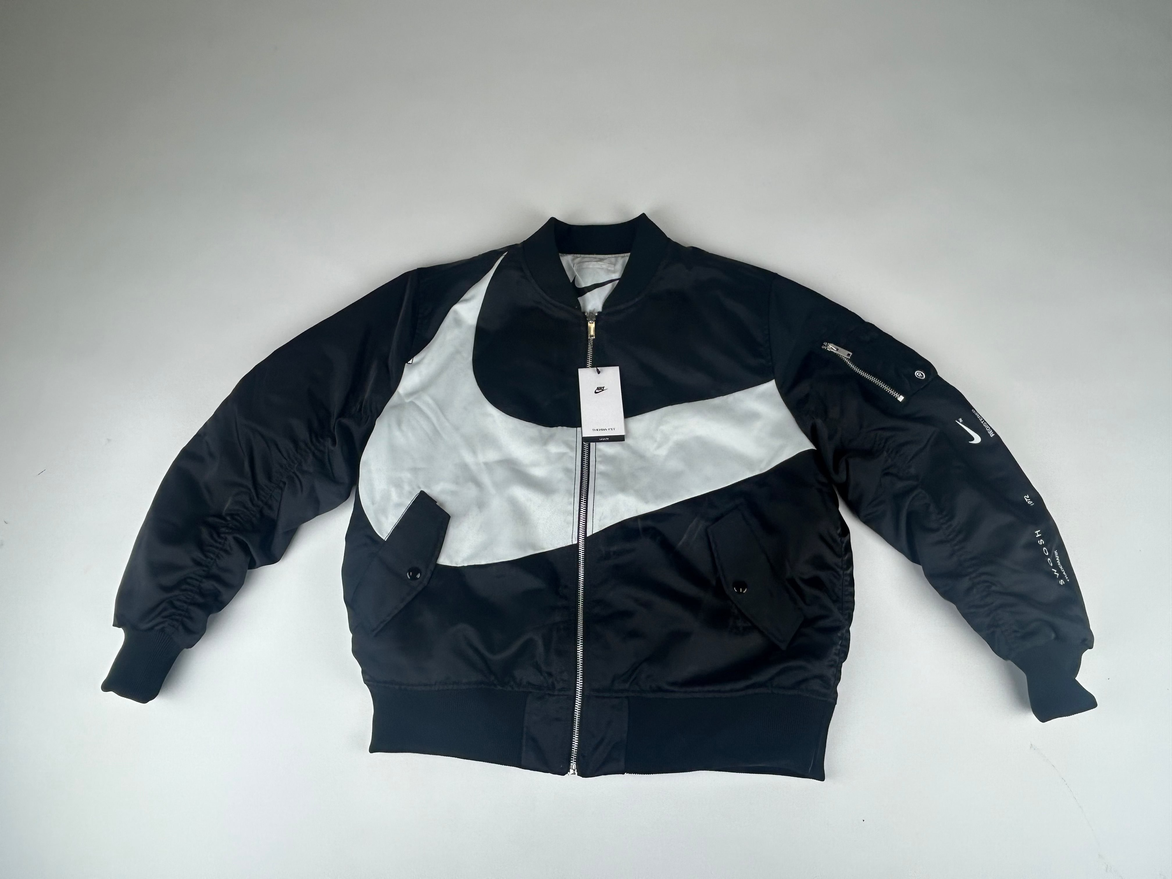 Nike Therma-FIT Synthetic Phil Reversible Bomber Jacket 'Black' - Size L (ARCHIVE)