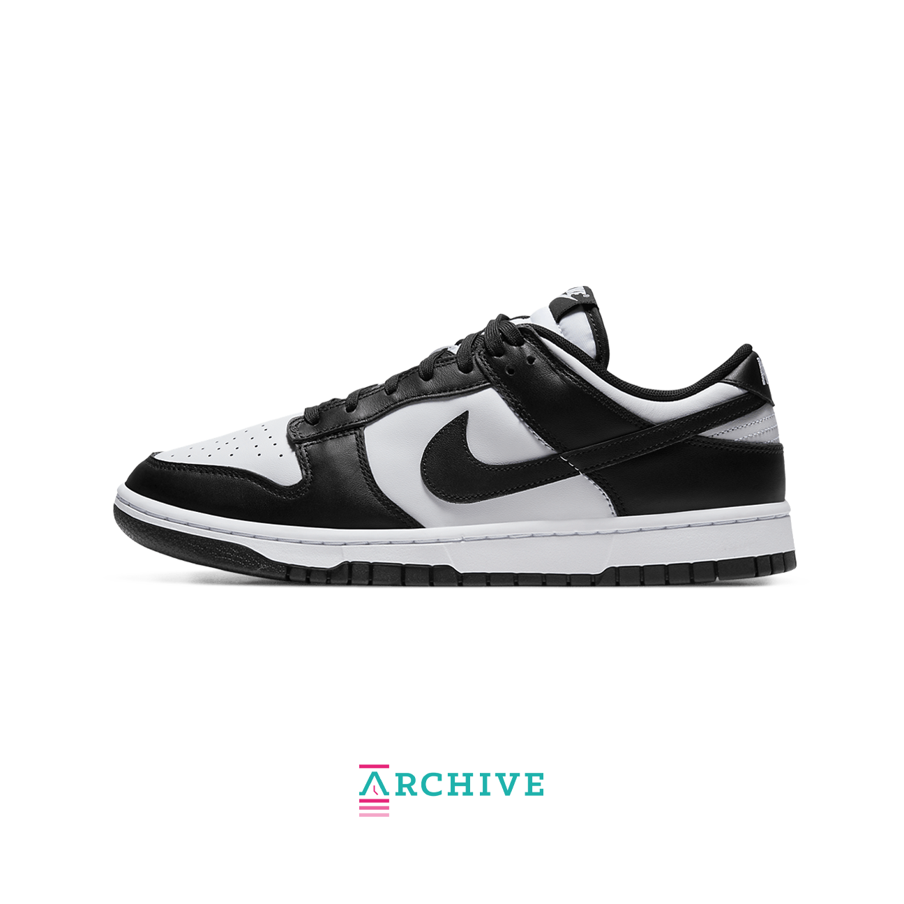 Nike Wmns Dunk Low 'Black White' - Størrelse 36.5 (ARCHIVE)