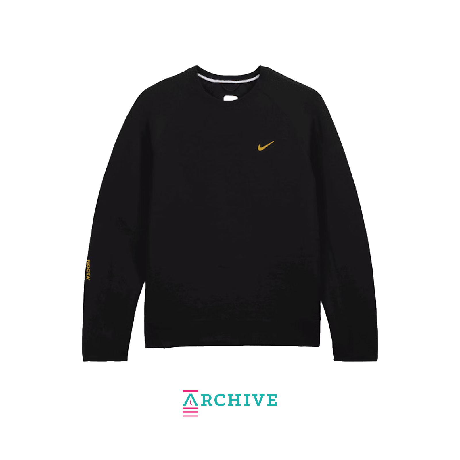 Nike x NOCTA Tech Fleece Crew (Asia Sizing) 'Black' - Size L (ARCHIVE)-8771892838730-The Attic