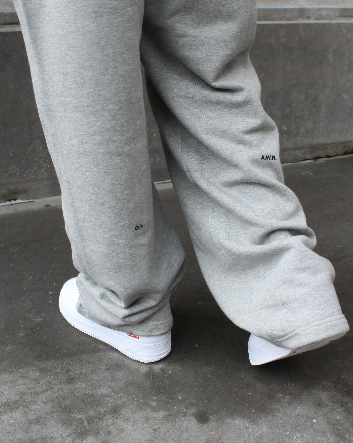 Nike x NOCTA Fleecehose mit offenem Saum „Grau“