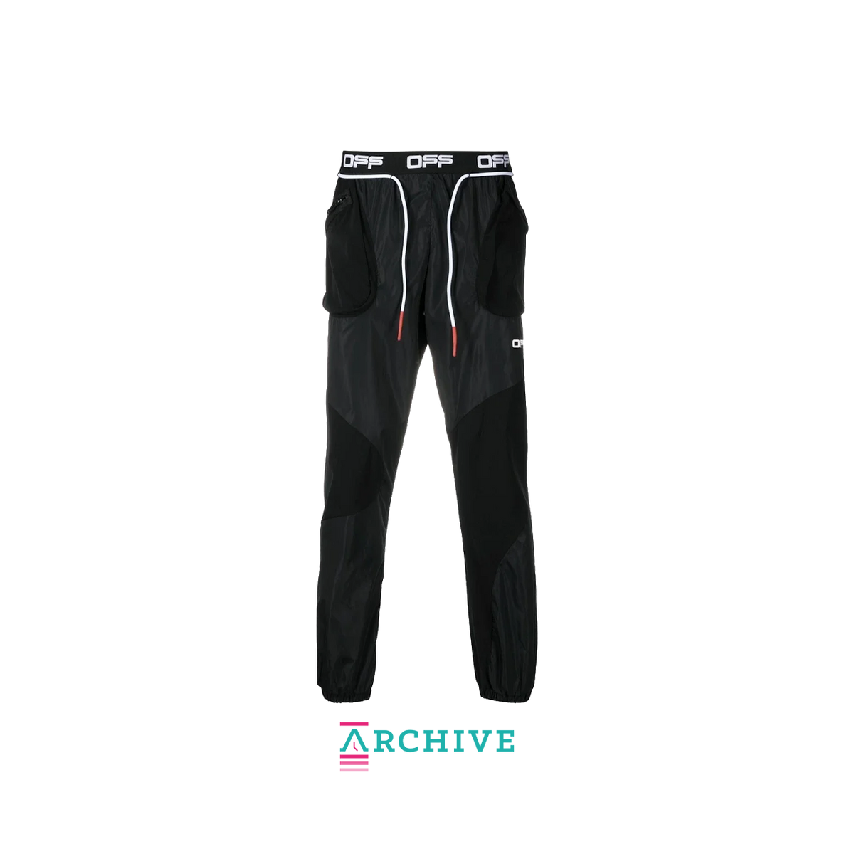 OFF-WHITE Active Technical Joggers 'Black/White' - Size M (ARCHIVE)