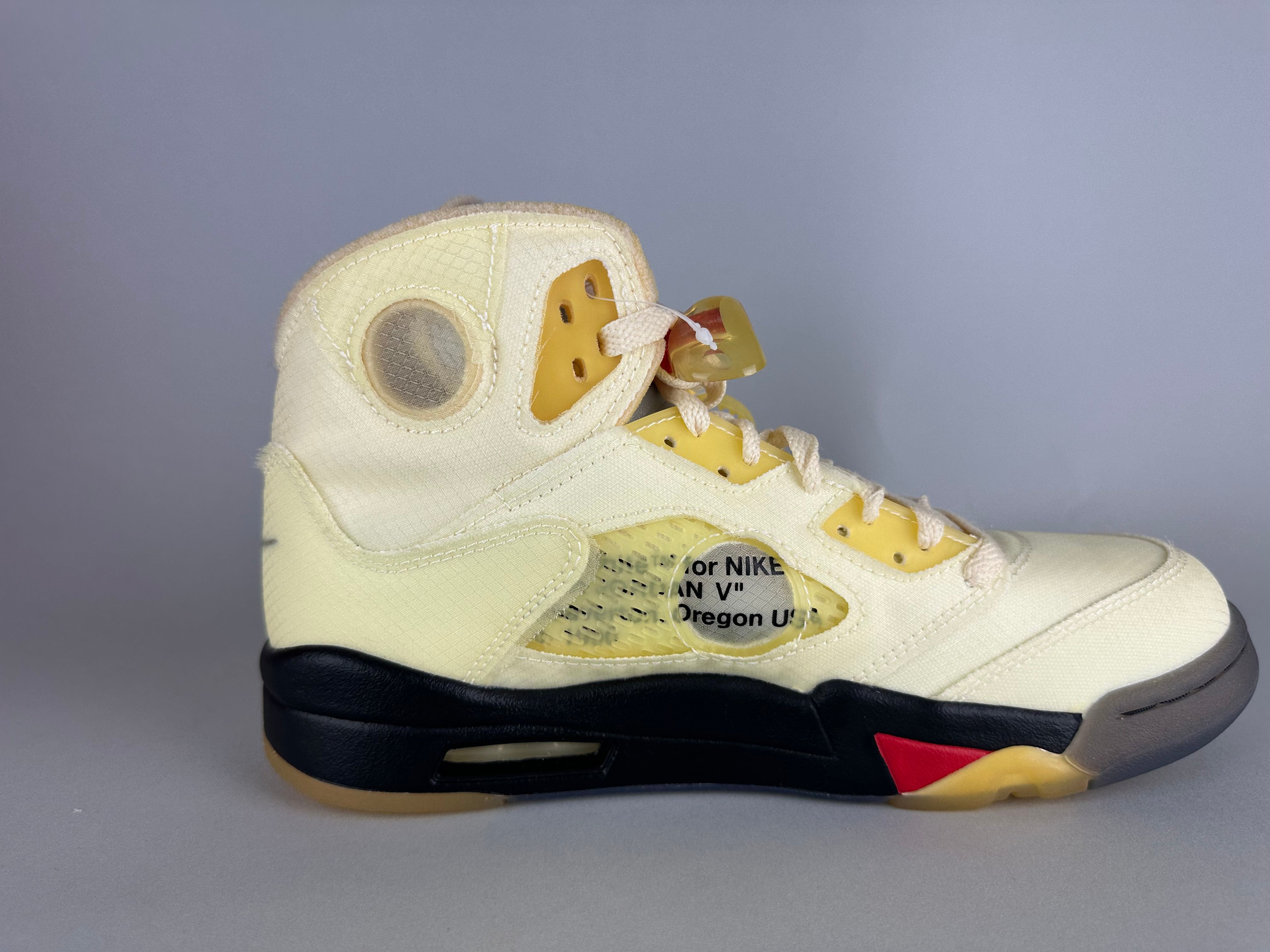 Off-White x Air Jordan 5 SP 'Sail' - Size 41 (ARCHIVE)
