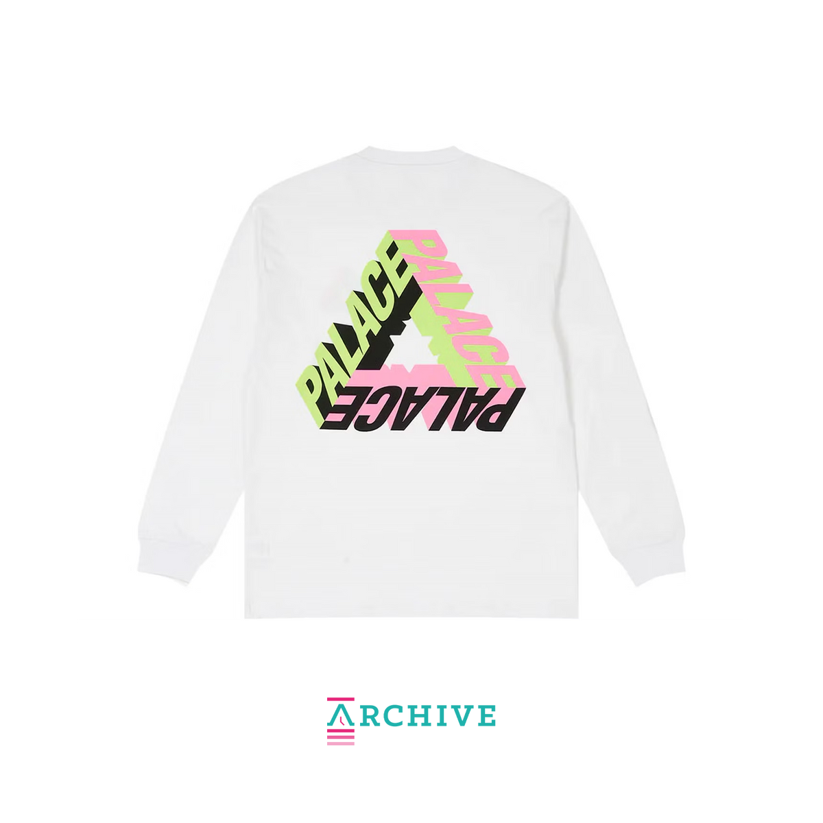 トップス Palace TRIBONE LONGSLEEVE WHITE size M トップス Palace