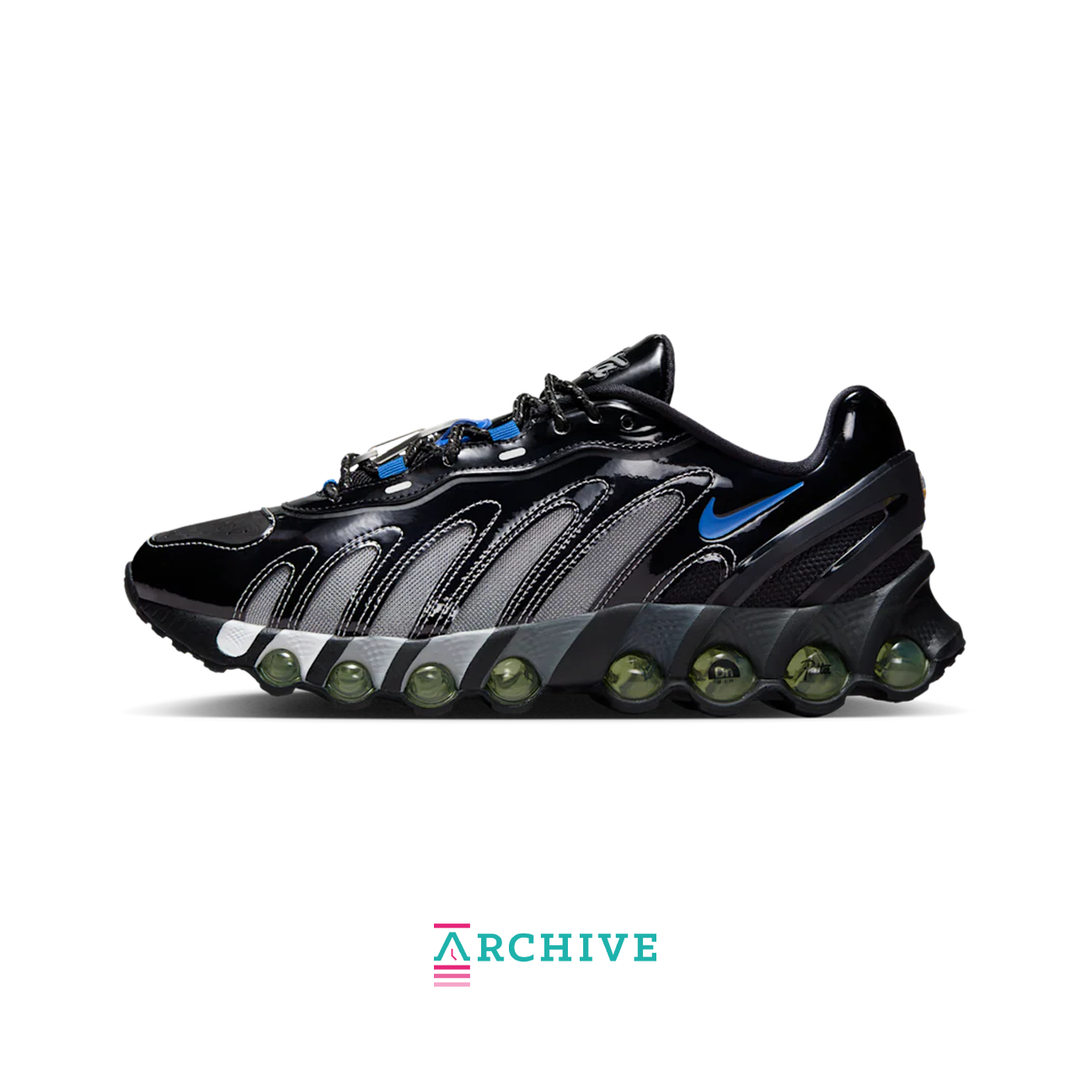 Patta x Nike Air Max DN8 'Black Metallic Silver' Size 40.5 (ARCHIVE)