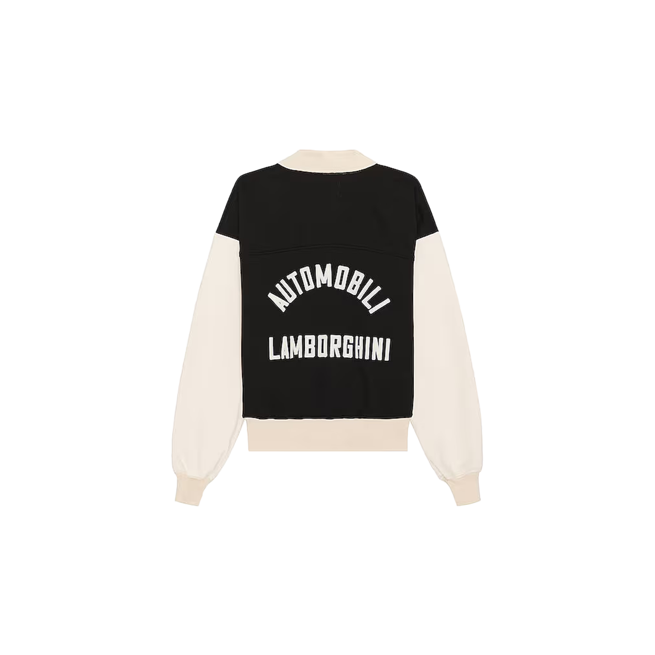 Rhude x Lamborghini Automobili Pique Polo Shirt 'Black White'