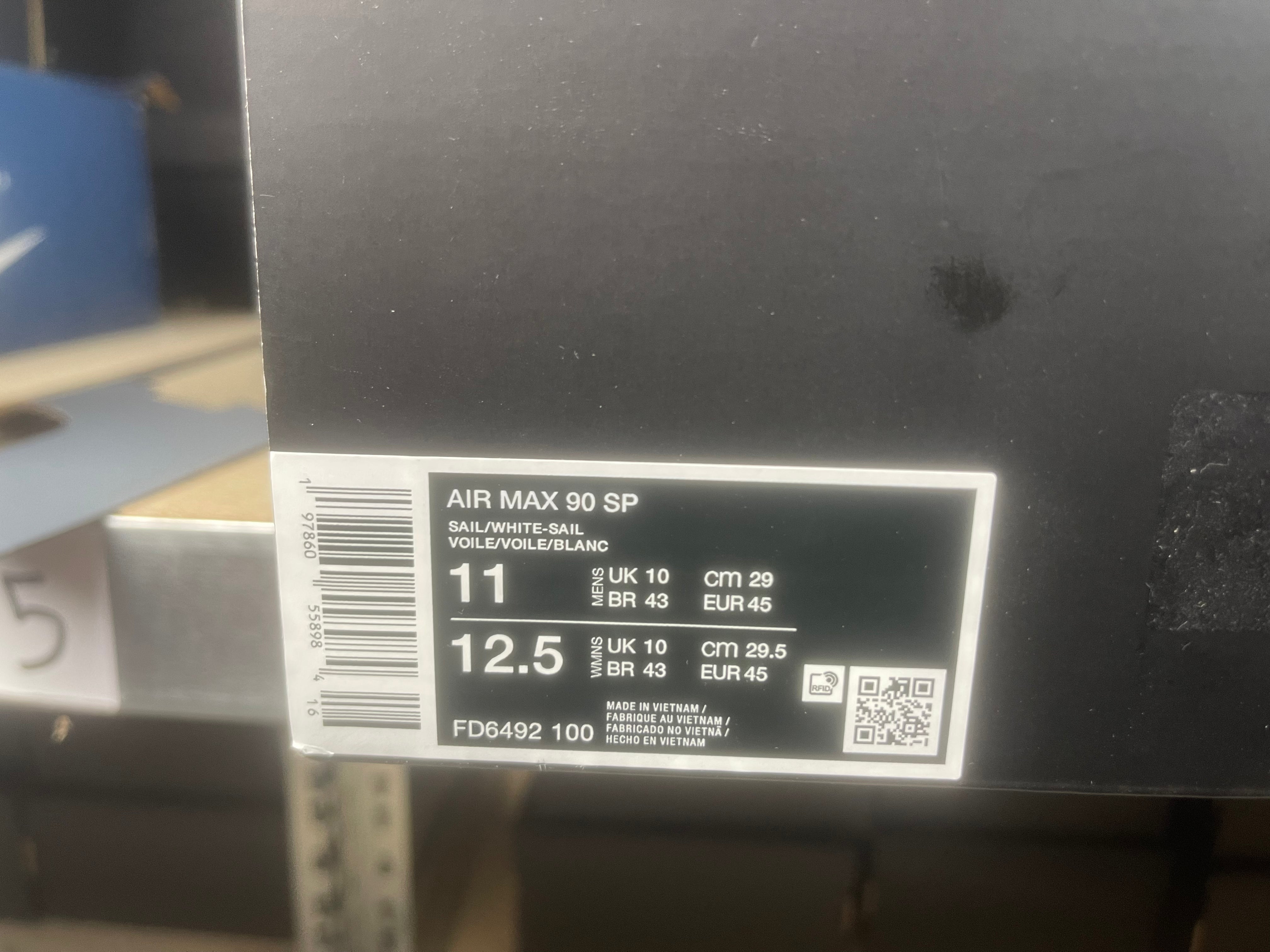 Slawn x Nike Air Max 90 'Sail' - Size 45/44 (ARCHIVE)