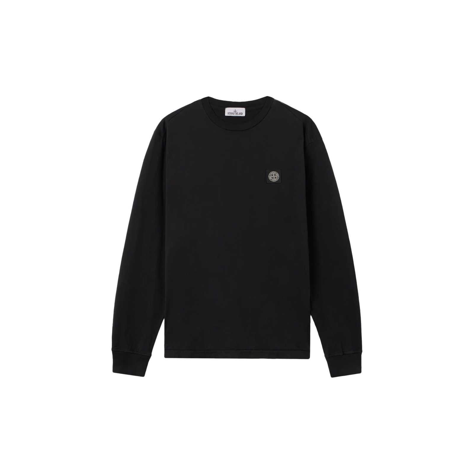 Stone Island Compass Logo T-Shirt Longsleeve 'Black'