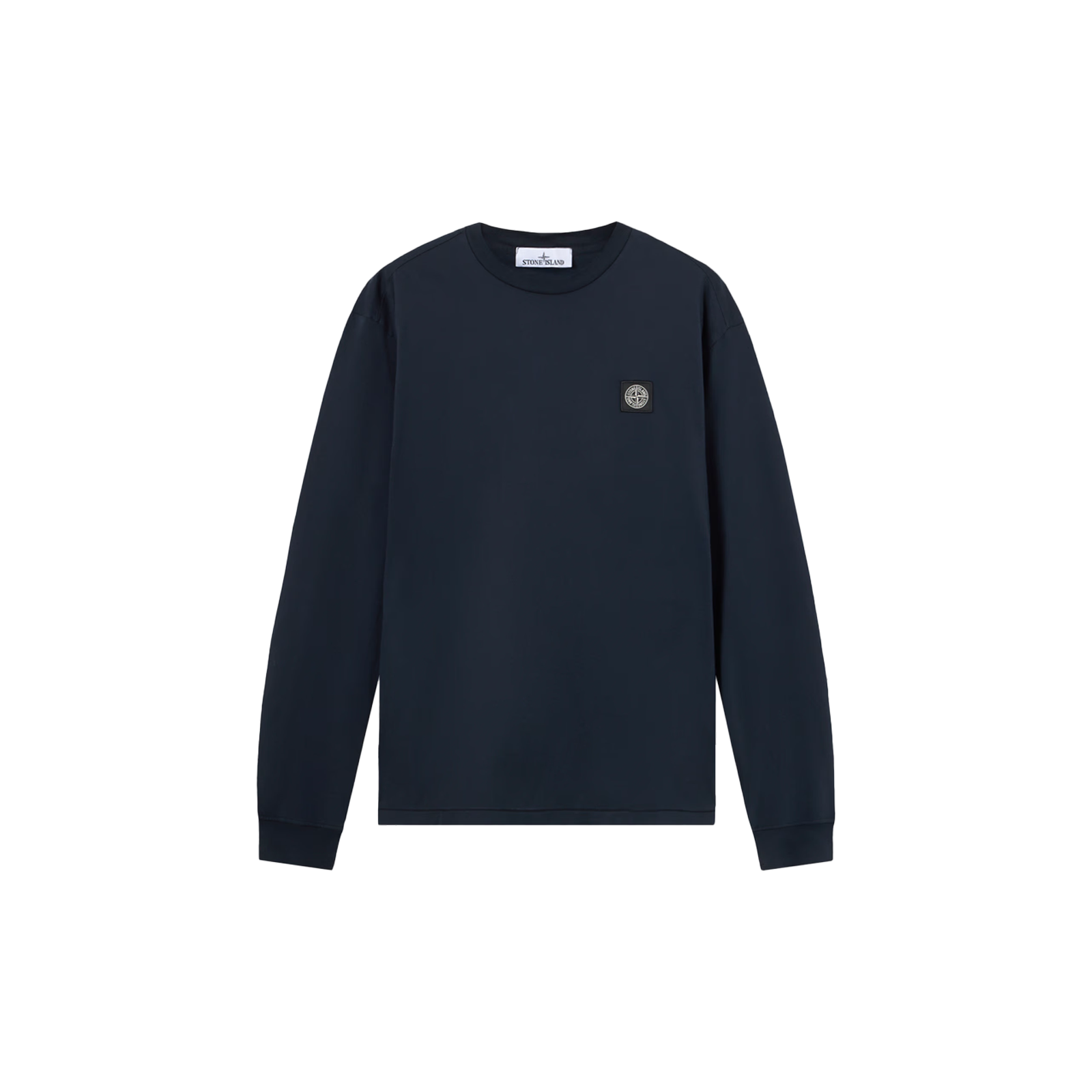 Stone Island Compass Logo T-Shirt Longsleeve 'Navy Blue'