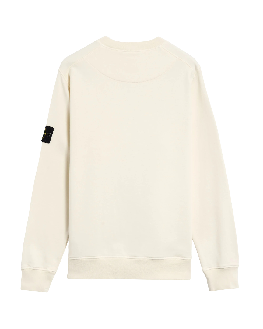 Discover the Stone Island Felpa Crewneck 'Beige' – a premium cotton sweatshirt with a versatile neutral finish and the iconic compass patch for refined streetwear style.