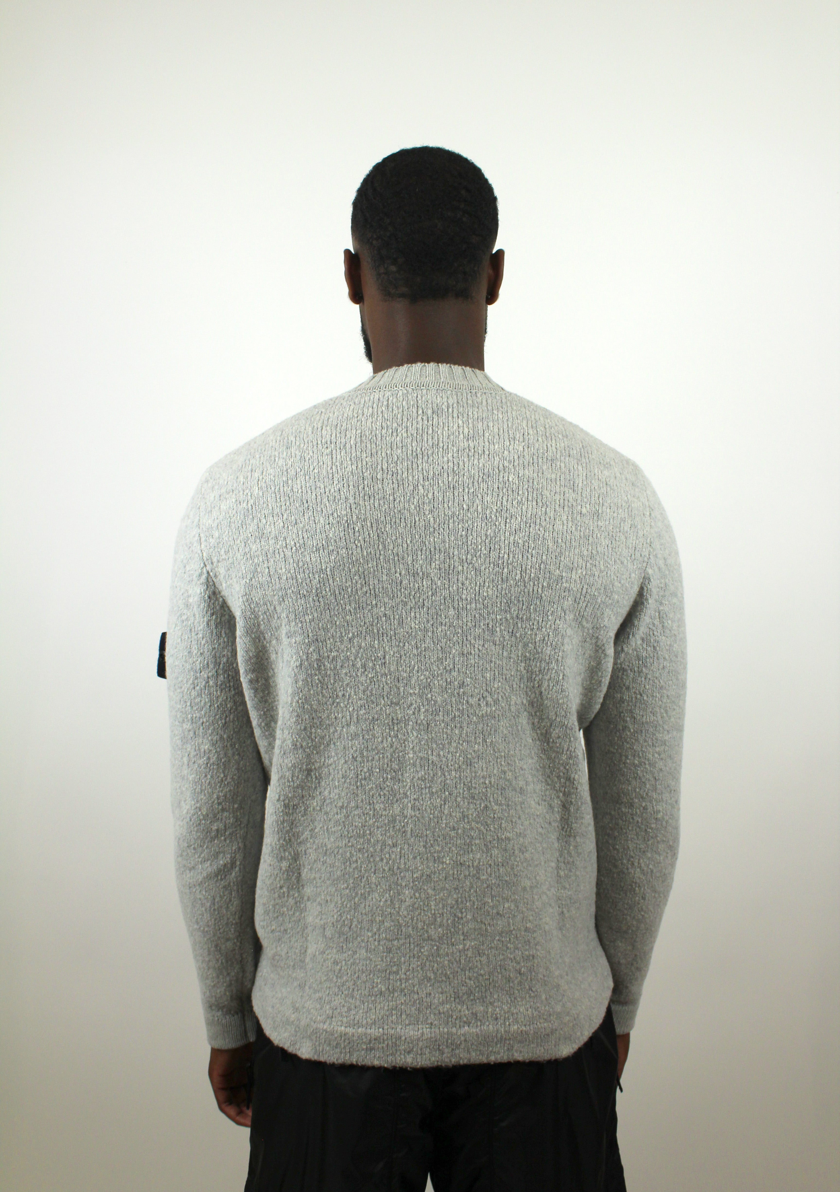 Stone Island Knit Crewneck 'Melange Grey'