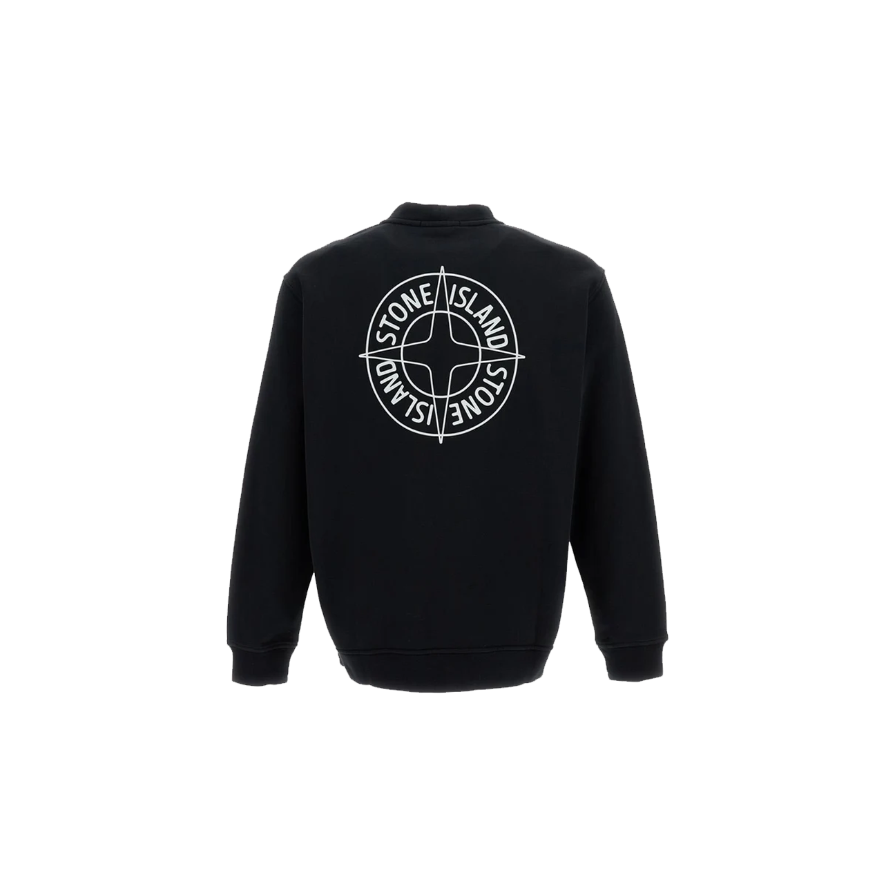 Stone Island Oversized Jersey Crewneck 'Black'
