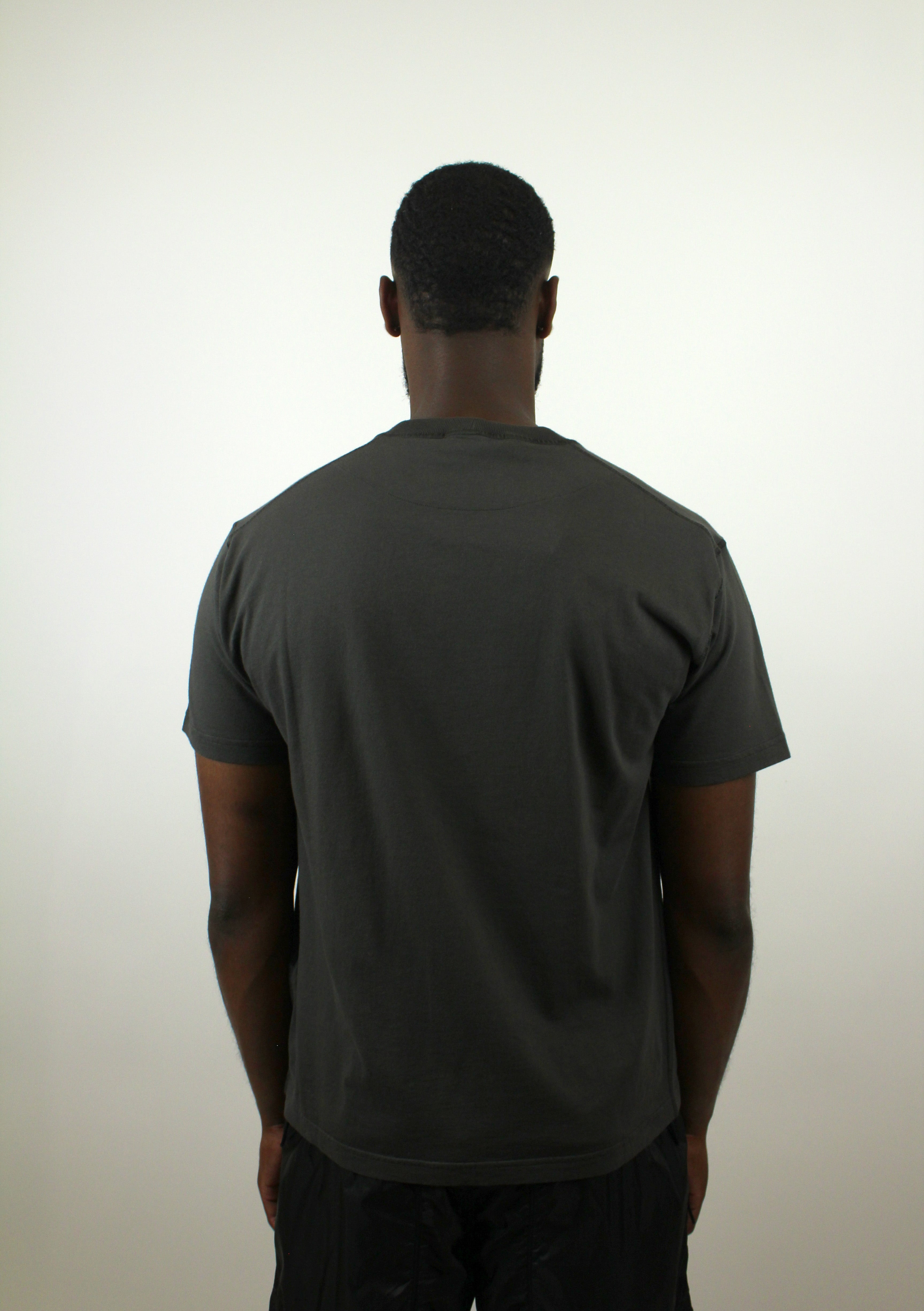 Stone Island SS Compass Logo Ghost T-Shirt 'Charcoal'