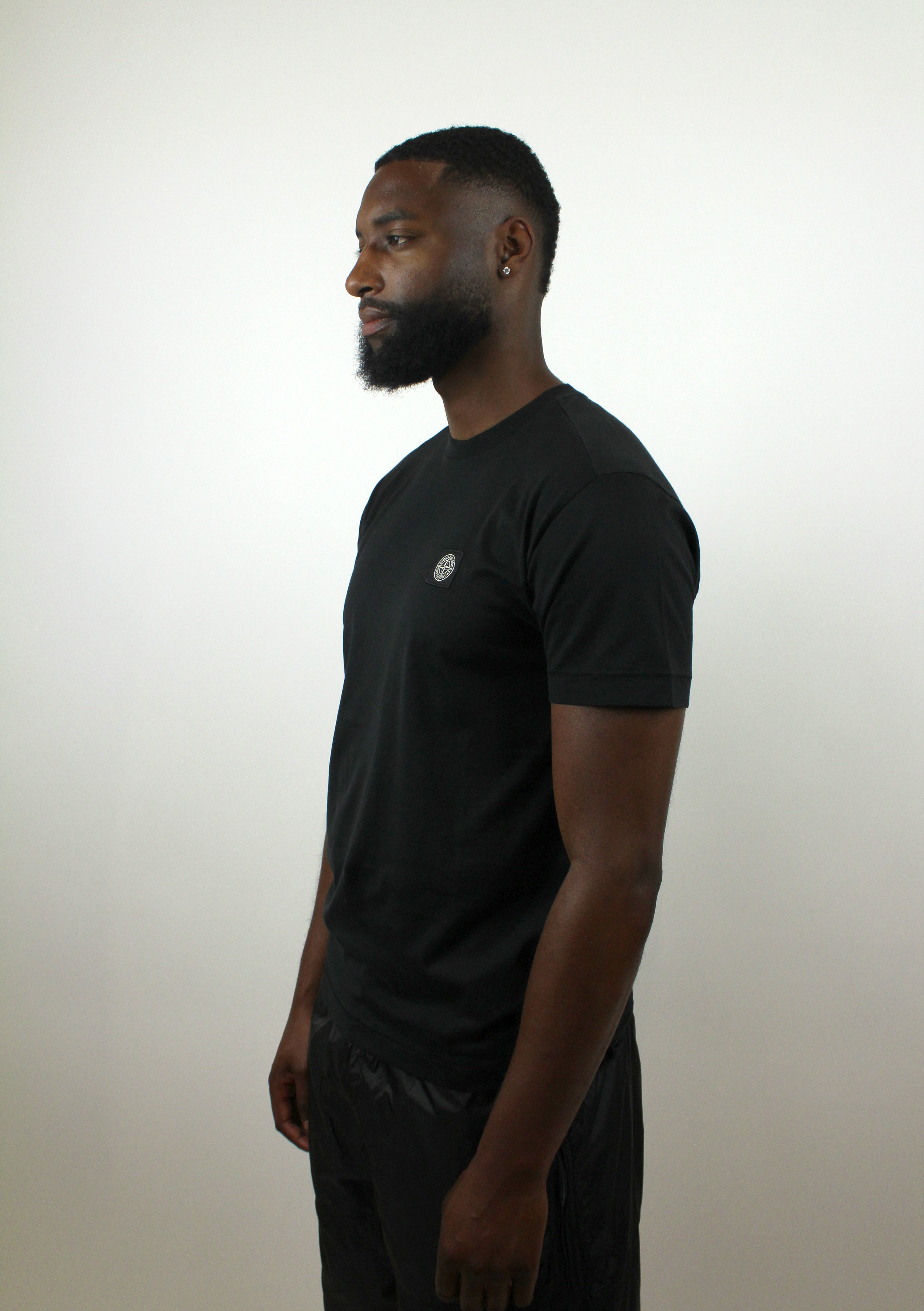 Stone Island SS Compass Logo T-Shirt 'Black'