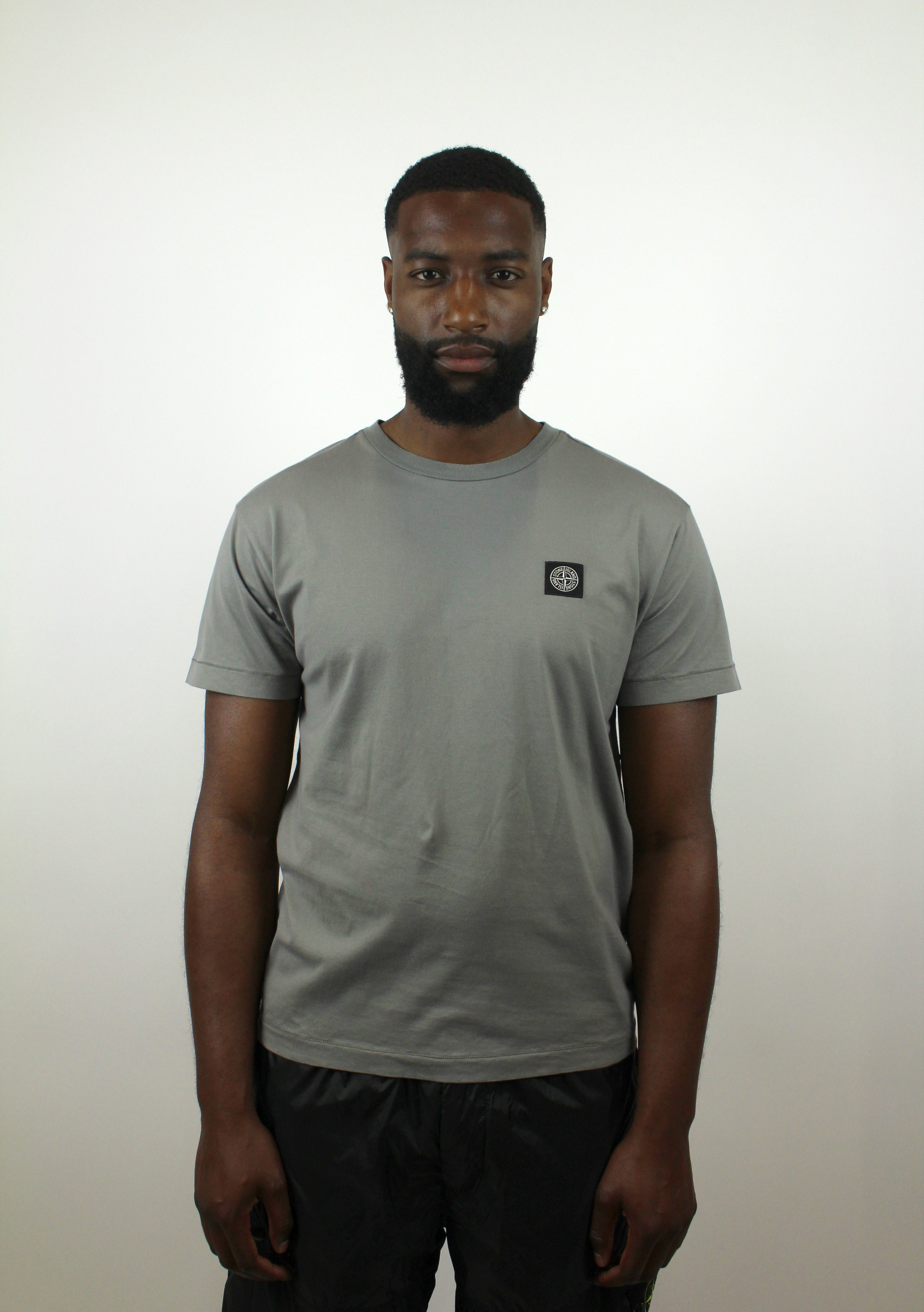 Stone Island SS Compass Logo T-Shirt 'Cement'