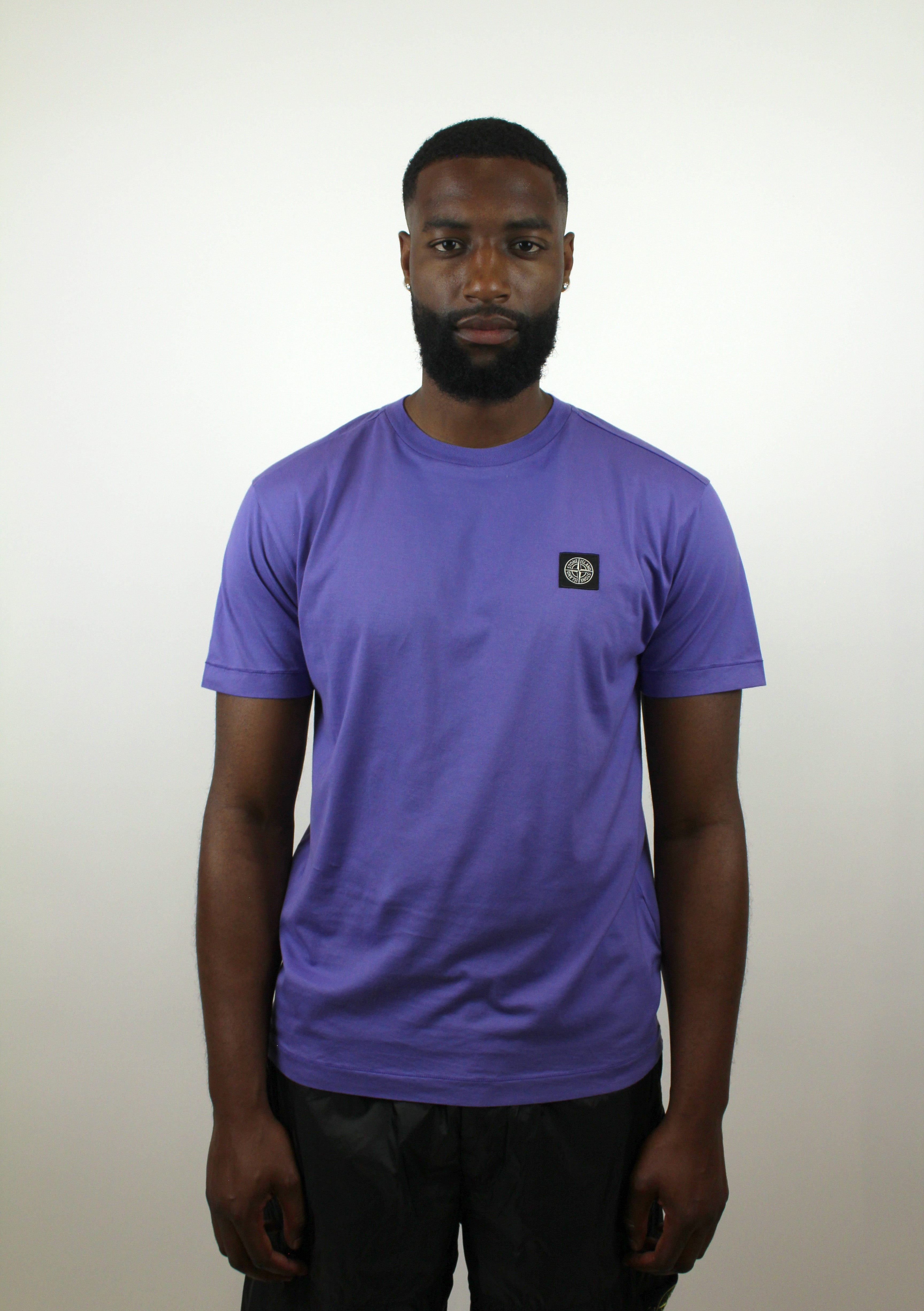 Stone Island SS Compass Logo T-Shirt 'Lavender'