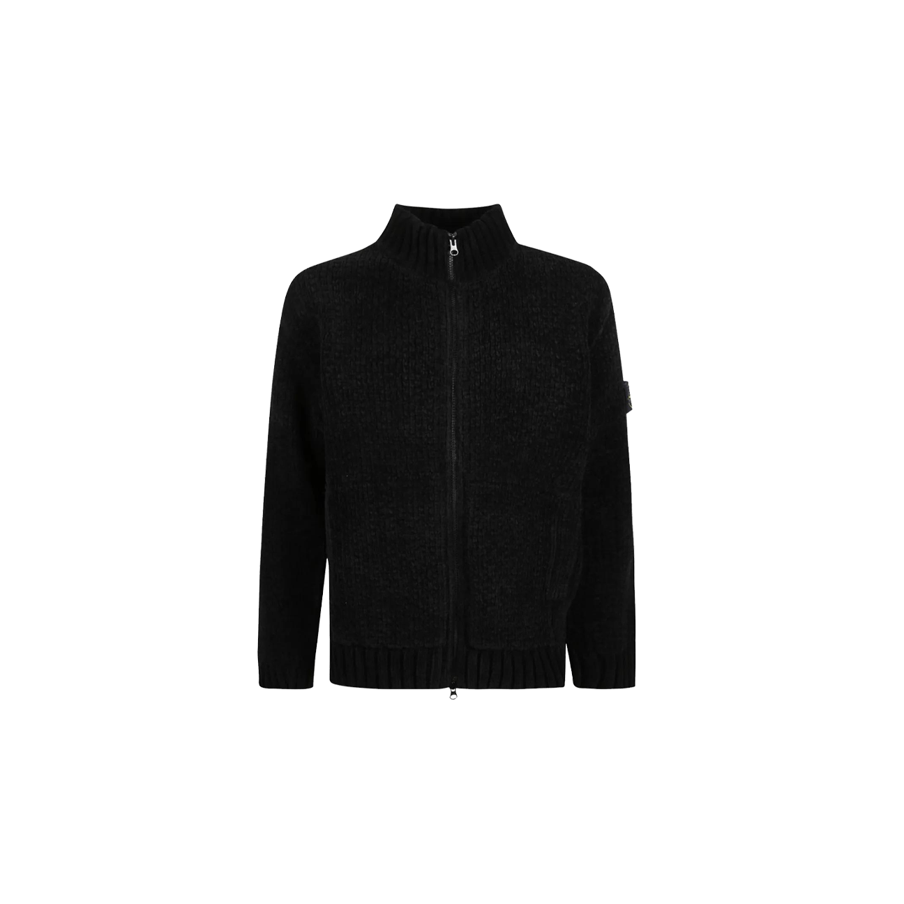 Stone Island Zipper Cardigan 'Black'
